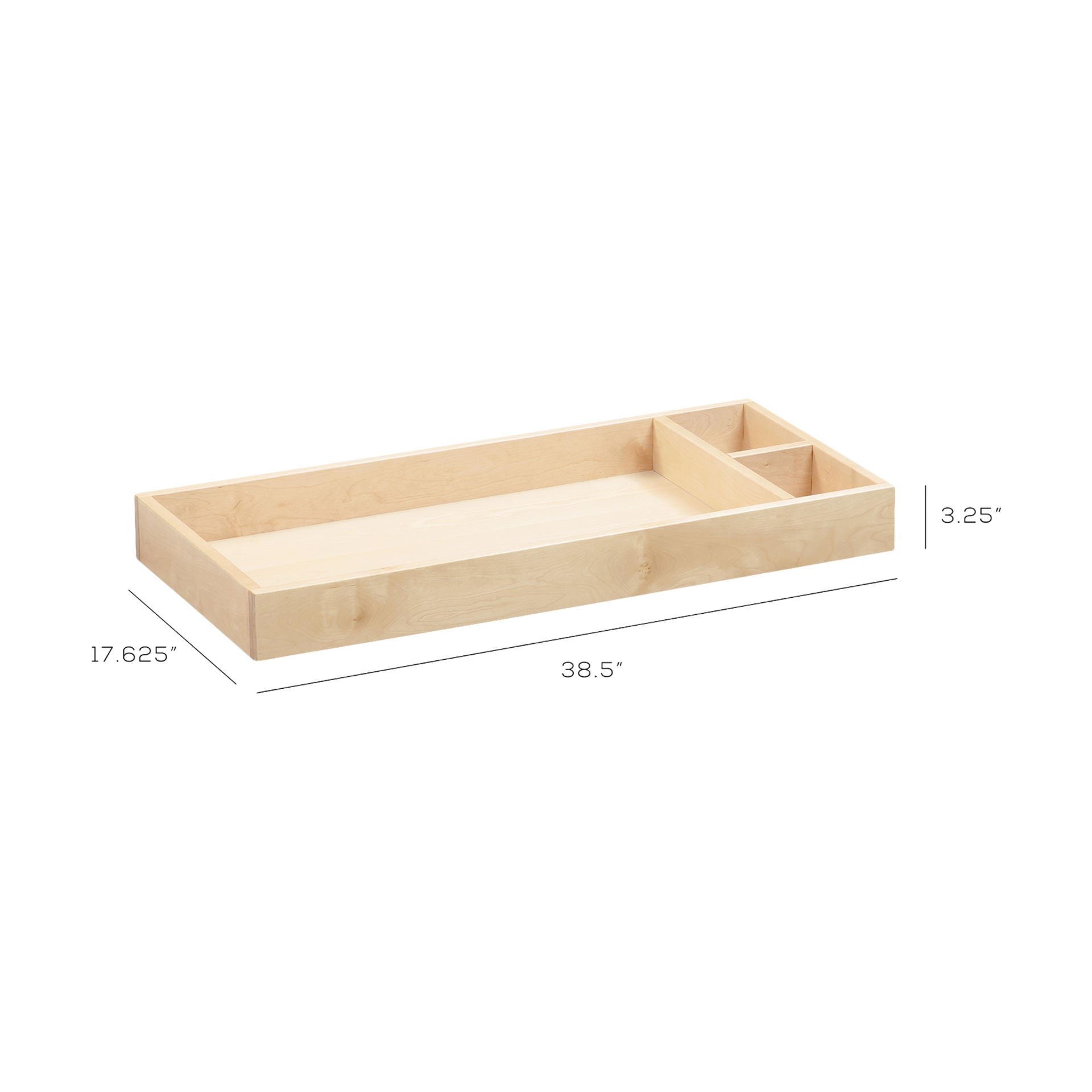 Ubabub Removable Changer Tray for Nifty - Natural Birch.