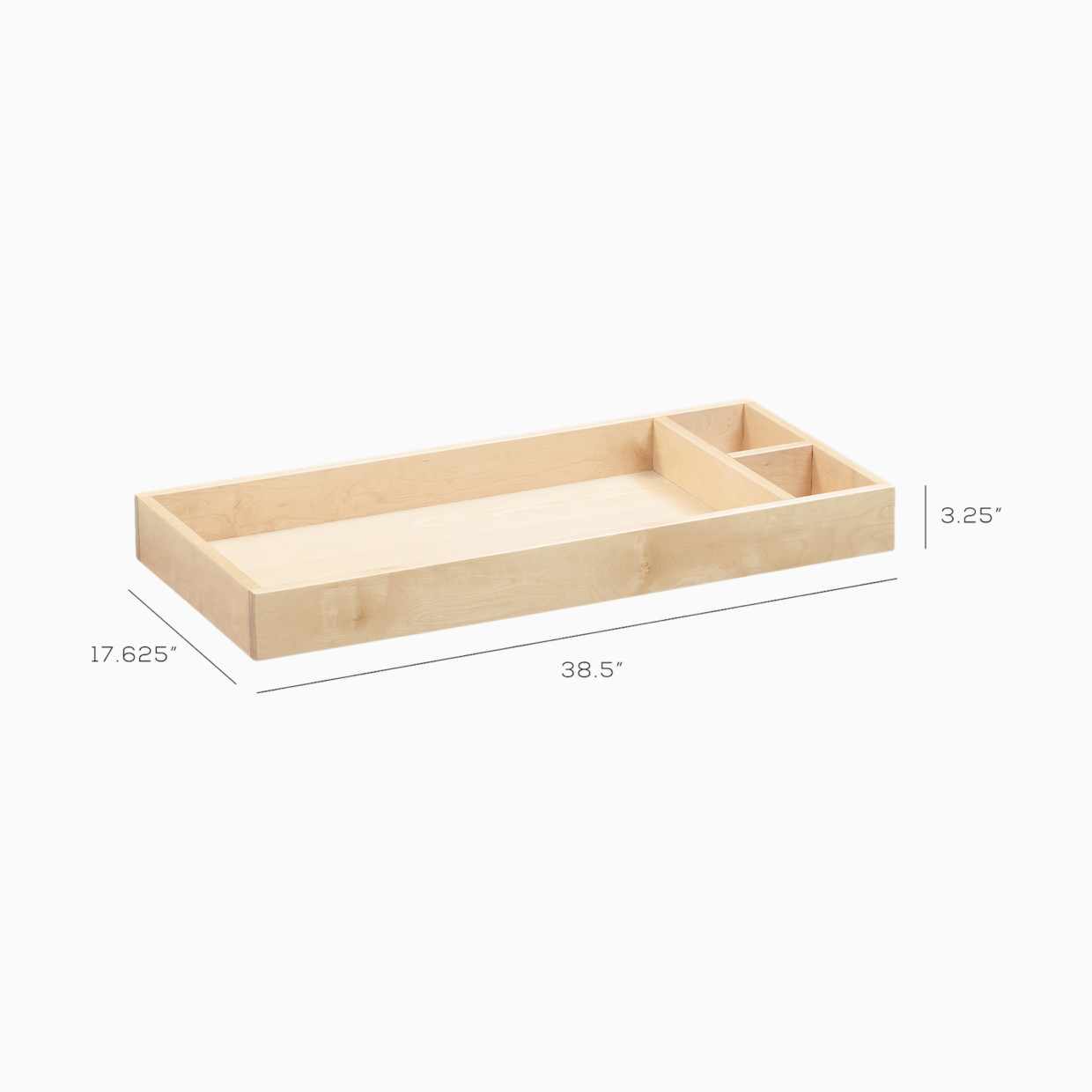 Ubabub Removable Changer Tray for Nifty - Natural Birch.