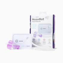 Dr. Noze Best NozeBot Electric Baby Nasal Aspirator - Designed by a Pediatric ENT for Safe, Gentle Congestion Relief - Rechargeable, Portable & Easy to Clean Nose Sucker for Infants and Toddlers