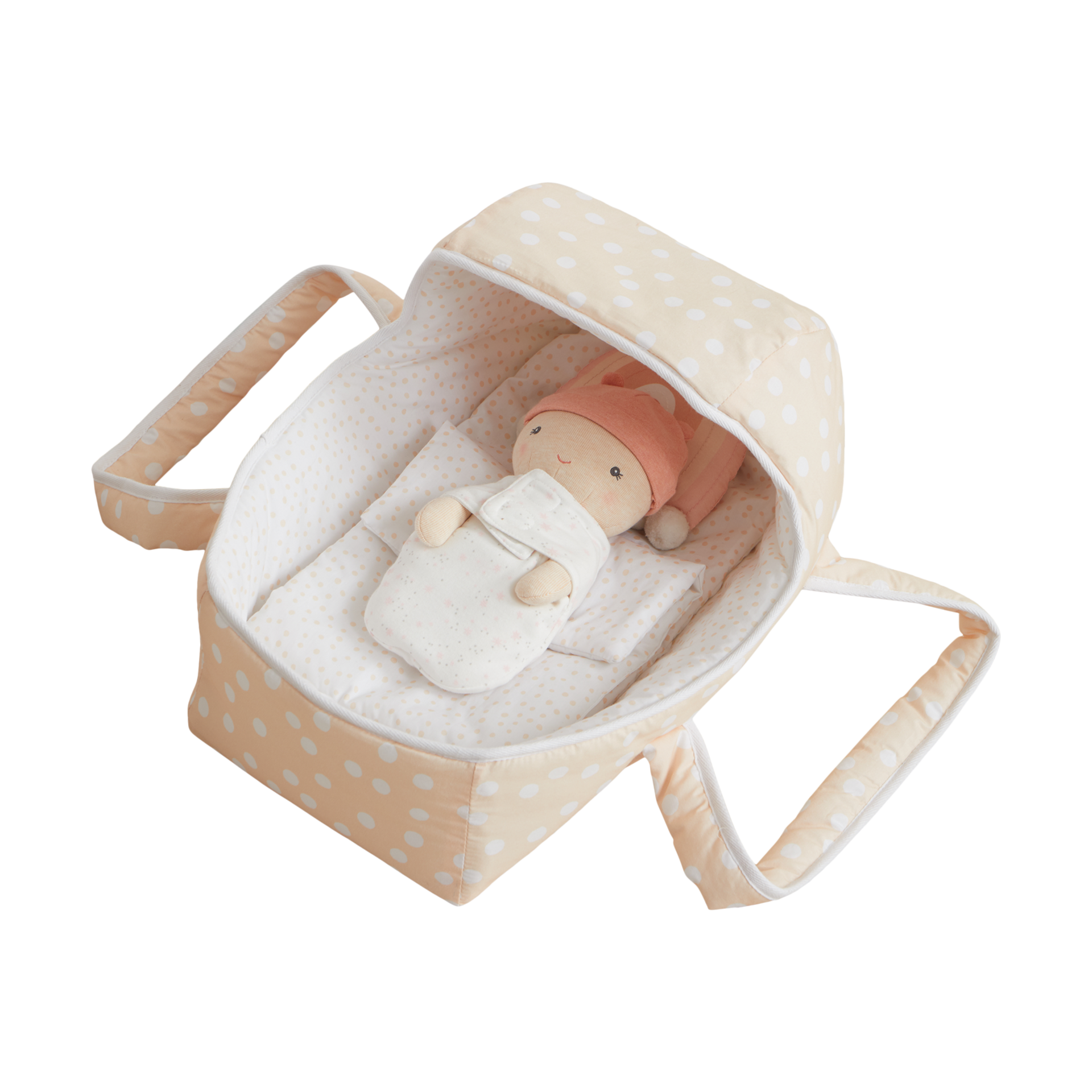 Wonder & Wise Bundle Baby Doll Carrier - Dots & Rainbows.