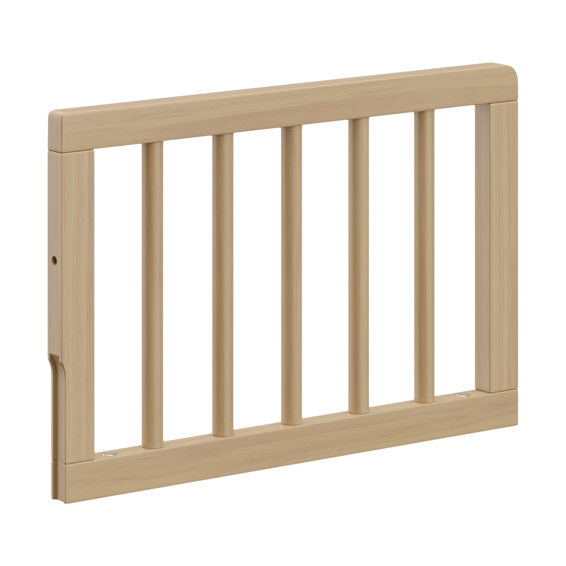 Storkcraft Universal Toddler Safety Guardrail (Dowels) - Driftwood.