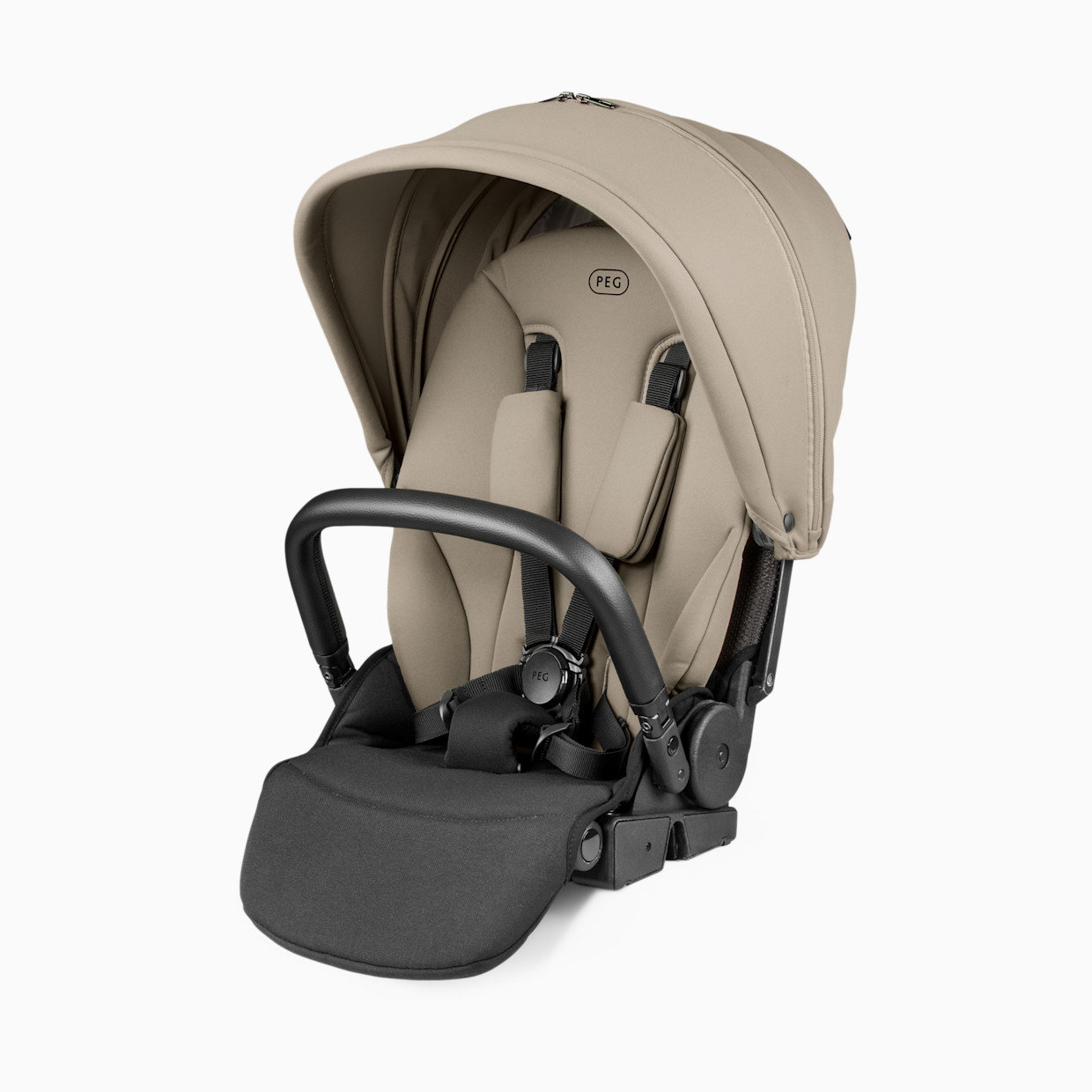 Peg Perego PEG City Loop Full-Size Reversible Stroller Seat - Vanilla Blend.