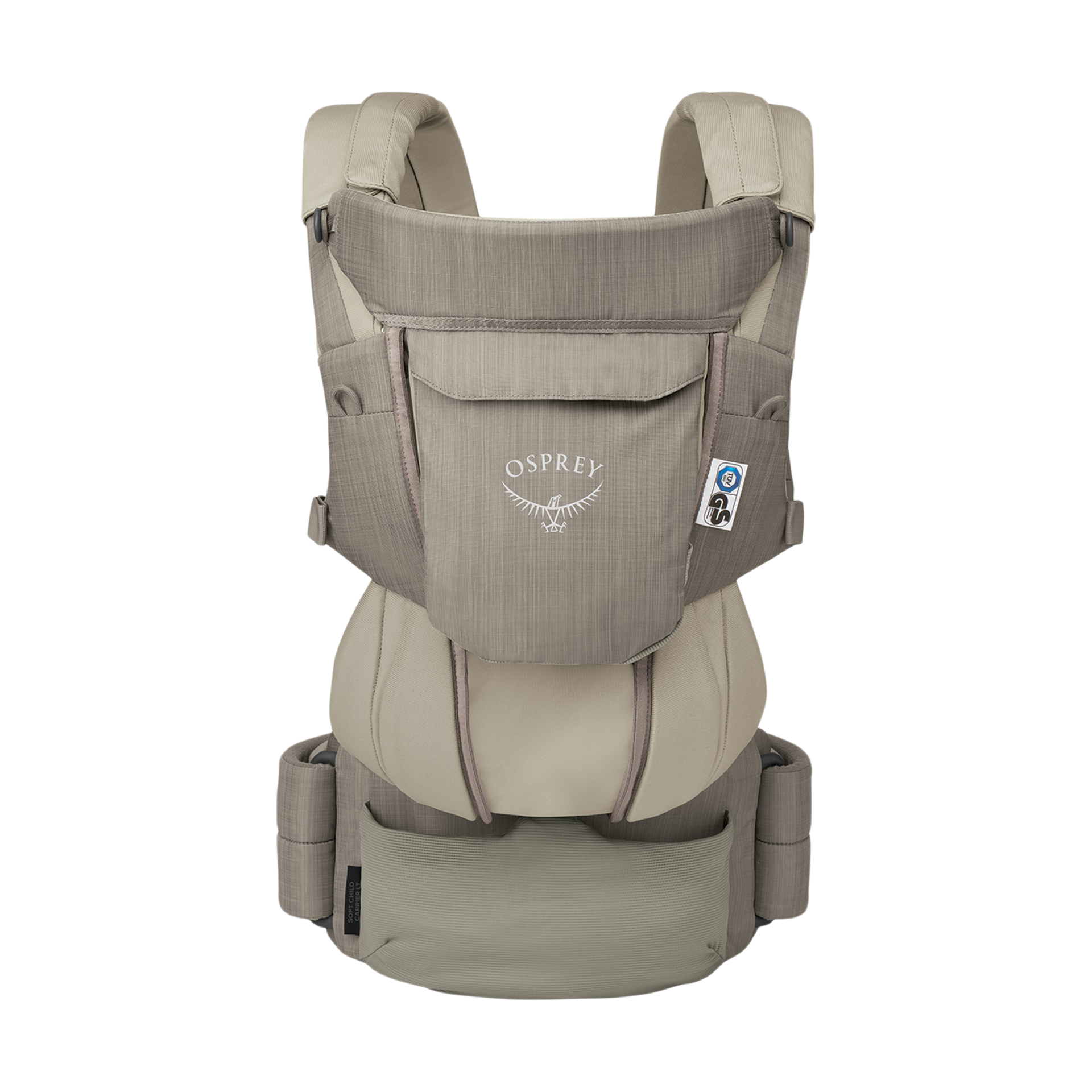 Osprey Poco Soft Structured Child Carrier LT - Tan Concrete.
