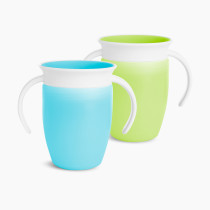 Munchkin Miracle 360 Trainer Cup 7oz Blue/Green 2 Pack