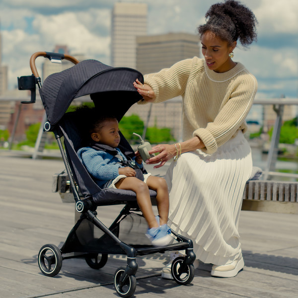 Evenflo Hummingbird Carbon Fiber Lightweight Stroller - Crest Grey.