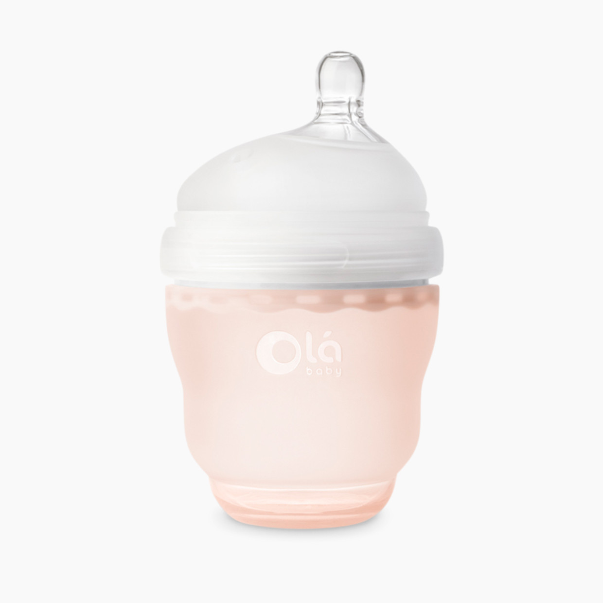 Olababy Gentle Baby Bottle - Coral, 4 Oz, 1.
