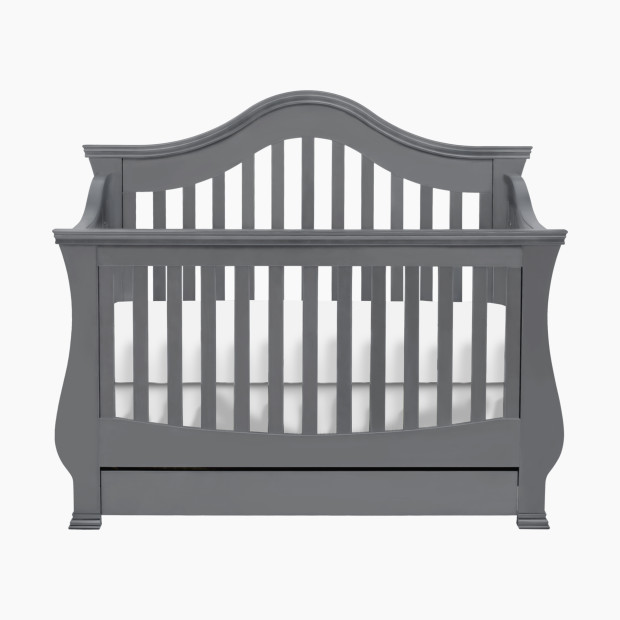 Namesake Ashbury 4-in-1 Convertible Crib with Toddler Bed Conversion Kit - Manor Grey.