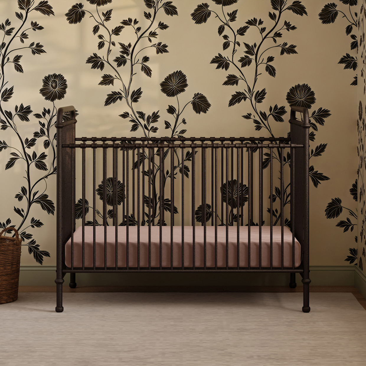 Namesake Abigail 3-in-1 Convertible Crib - Vintage Iron.