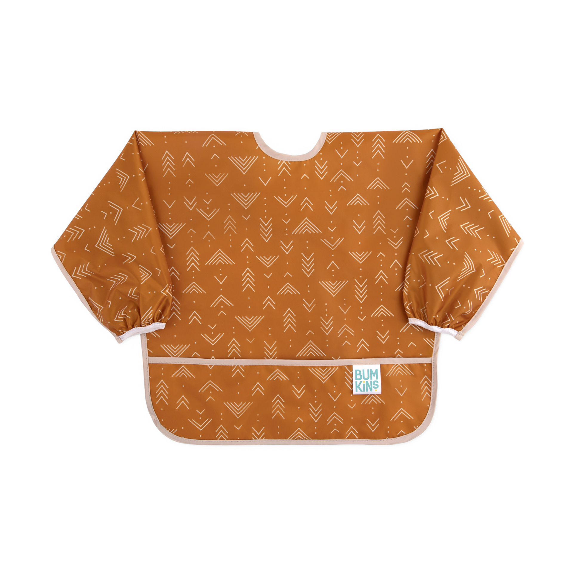 Bumkins Sleeved Bib - Grounded | Babylist Shop