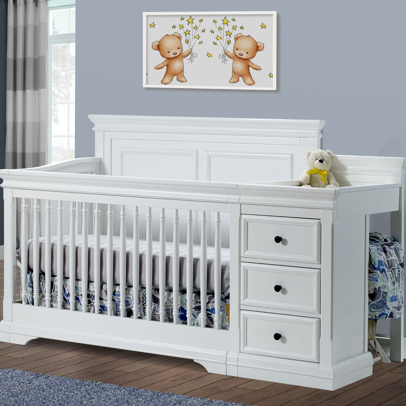 Sorelle Portofino Crib & Changer - White.