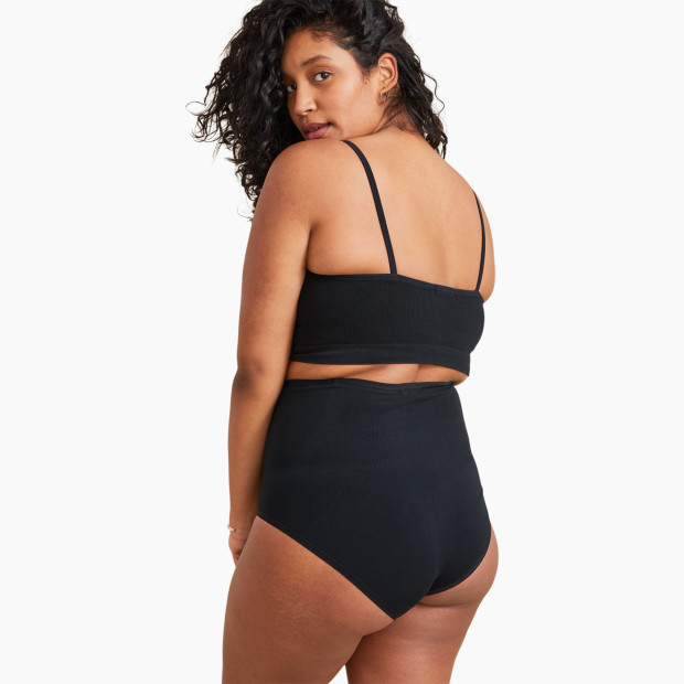 Hatch Collection The Seamless Belly Brief - Black, L.
