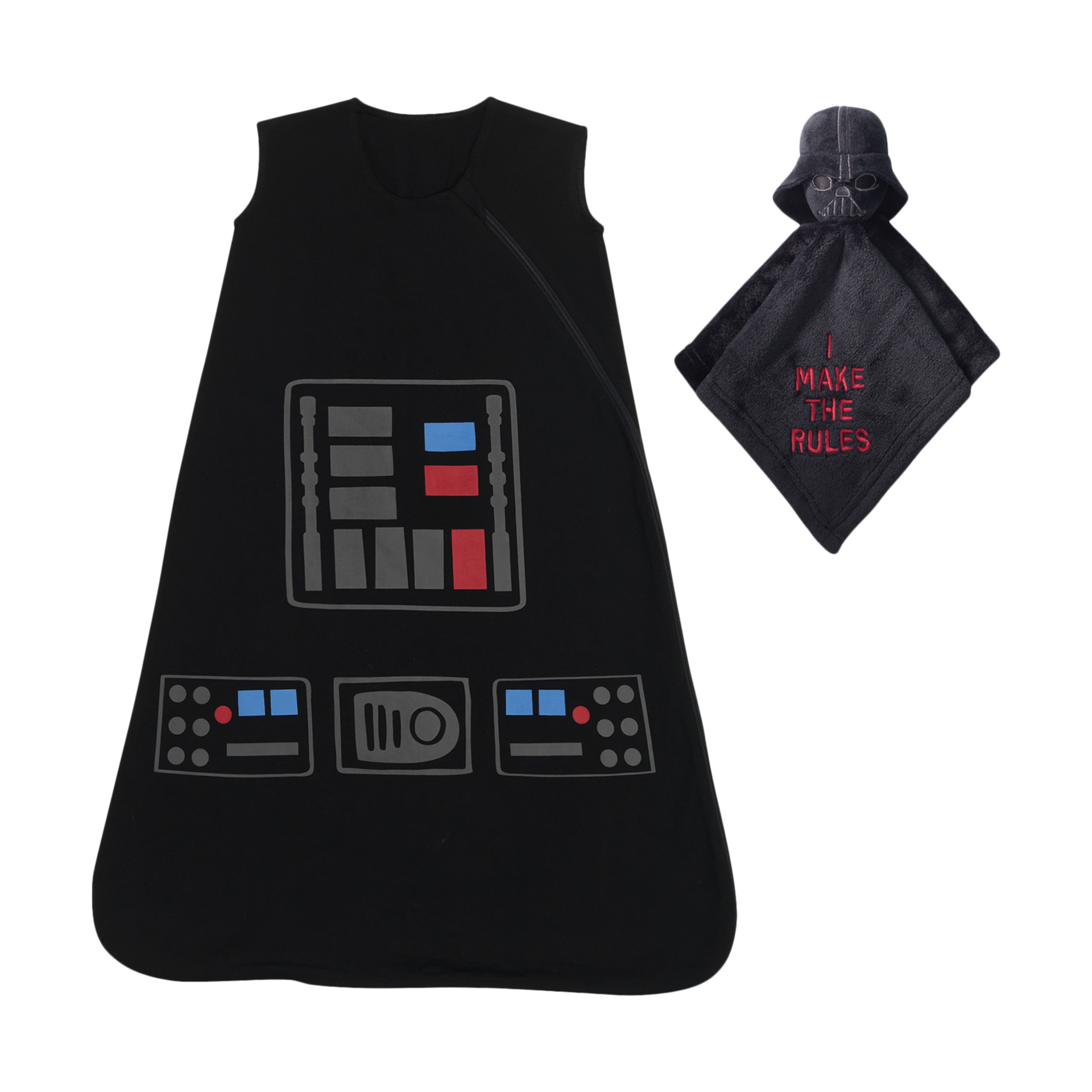 Lambs & Ivy Star Wars Darth Vader Wearable Blanket & Lovey Gift Set.