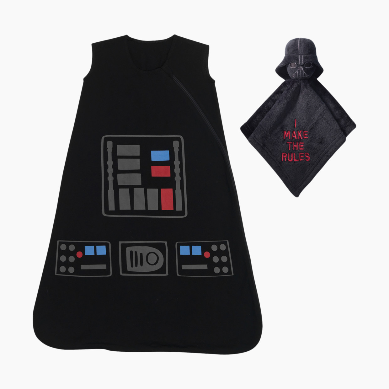 Lambs & Ivy Star Wars Darth Vader Wearable Blanket & Lovey Gift Set.