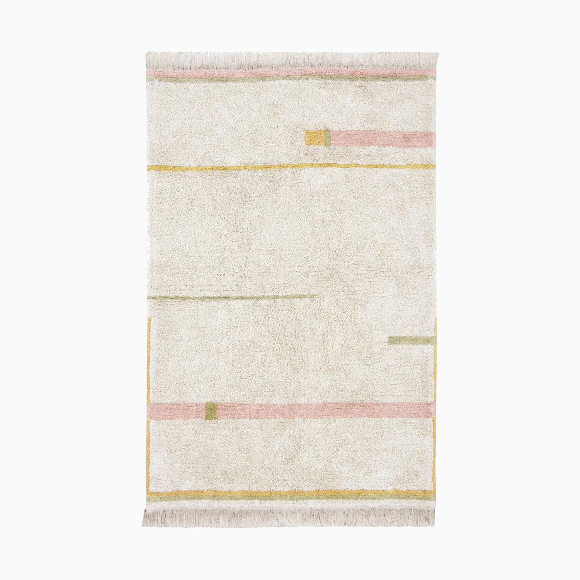 Lorena Canals Lanes Washable Rug - Vintage Nude, 4' 7