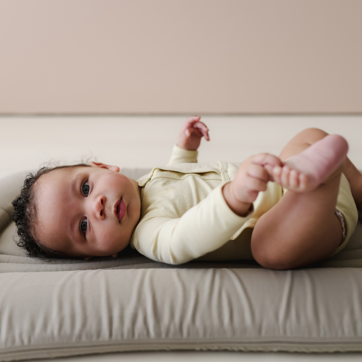 Snuggle Me Organic Lounger Wave - Birch.