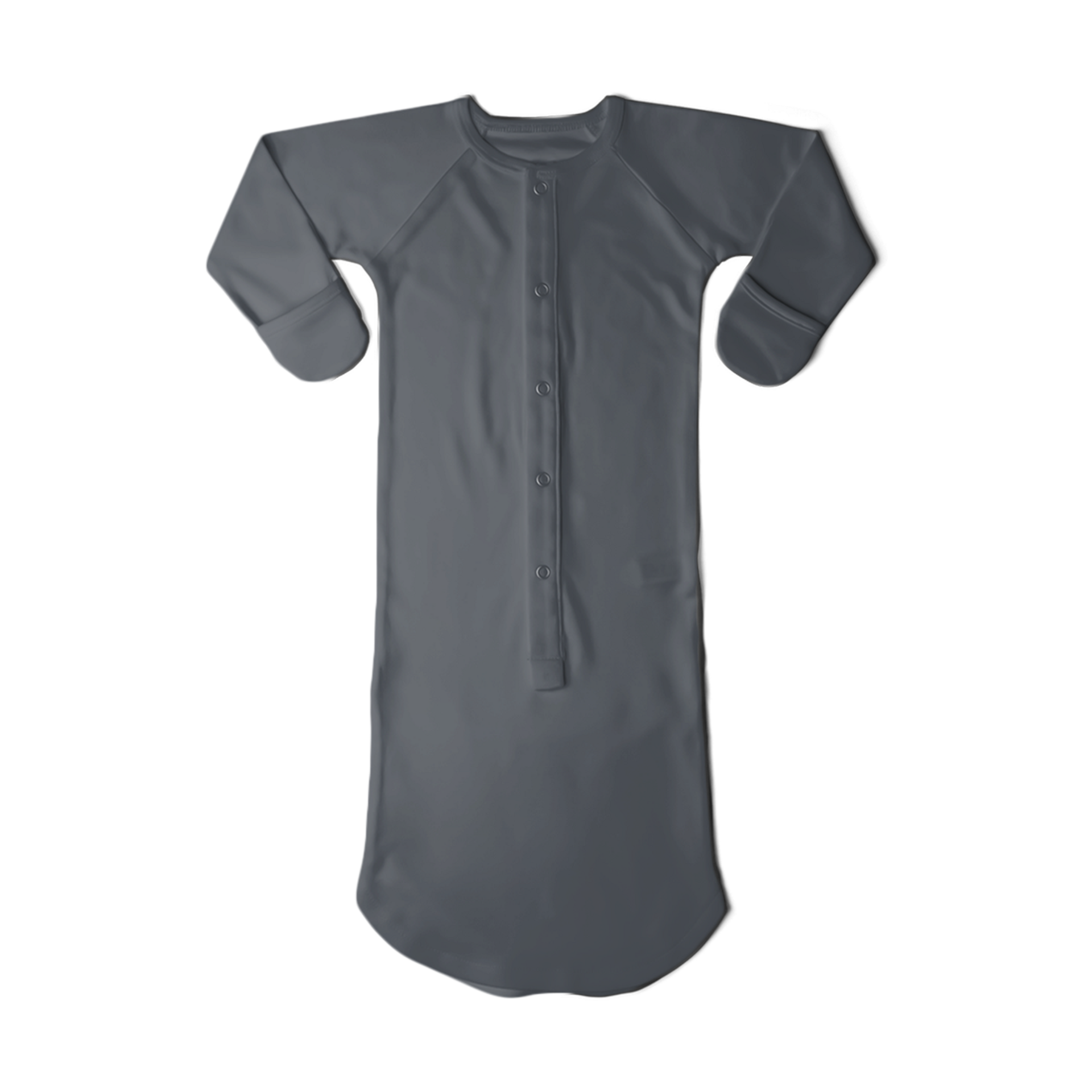 Goumi Kids 24hr Convertible Sleeper Baby Gown - Midnight, 0-3 M.