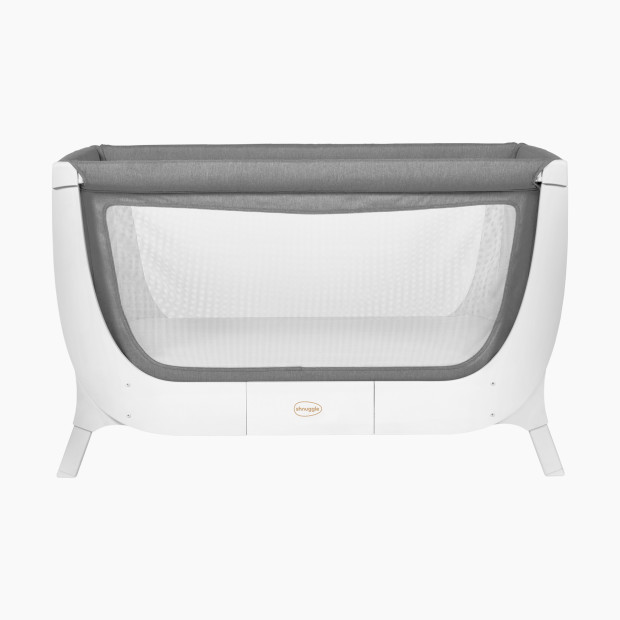 BEABA BY SHNUGGLE Air Bedside Sleeper Bassinet-to-Crib Conversion Kit - Dove Grey.