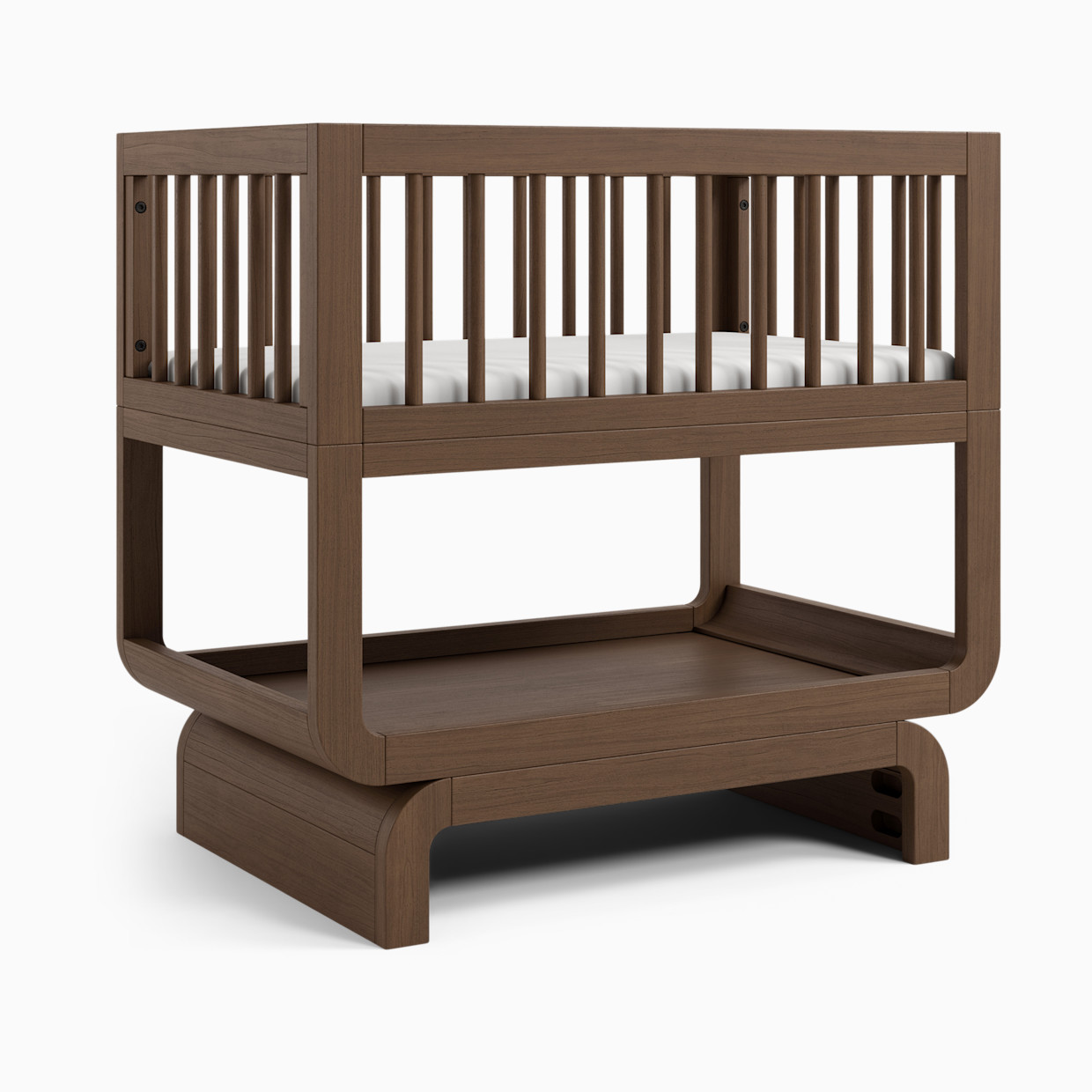 Storkcraft Santorini Deluxe 3-in-1 Convertible Bassinet - Hazelnut.