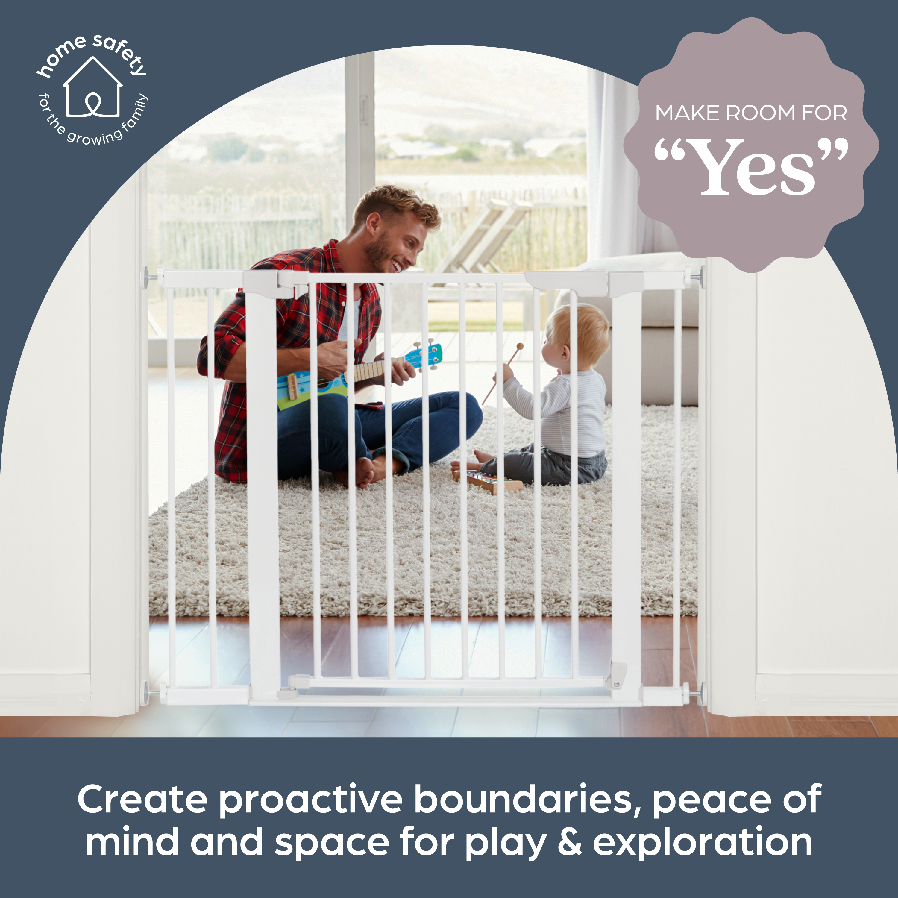 Dreambaby Infinity Wide Walk-Through Baby Gate.