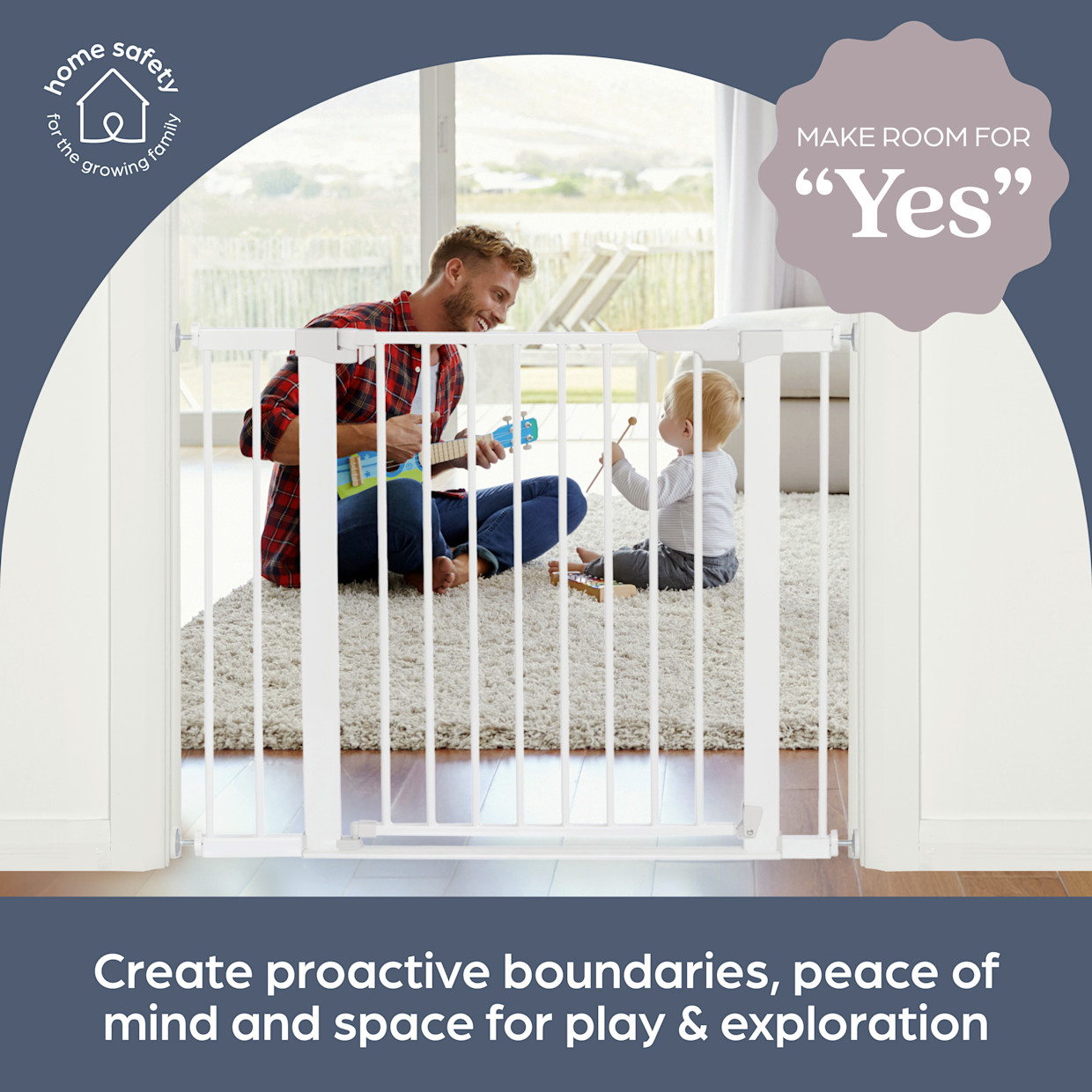 Dreambaby Infinity Wide Walk-Through Baby Gate.