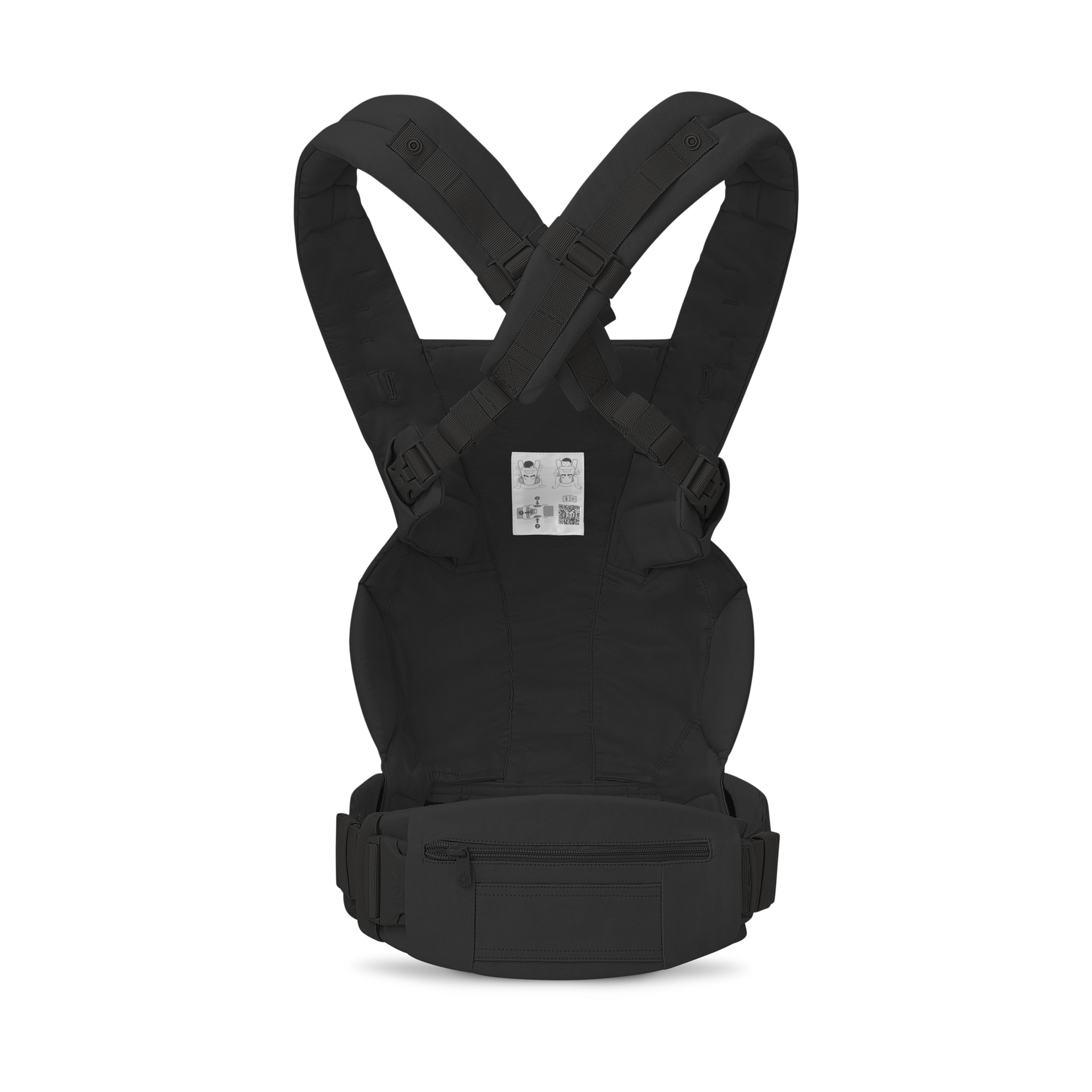 Ergobaby Omni Deluxe Carrier - Onyx Black Cotton.