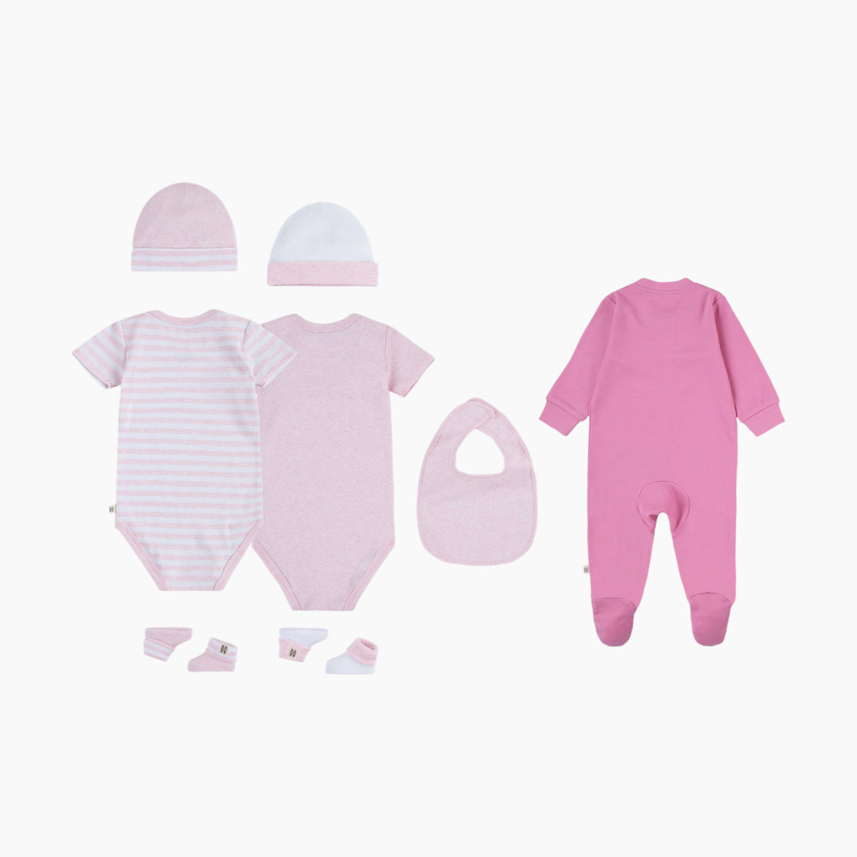 Huggies 8-Pack Gift Box Set - Light Pink Heather, 0-6 M.