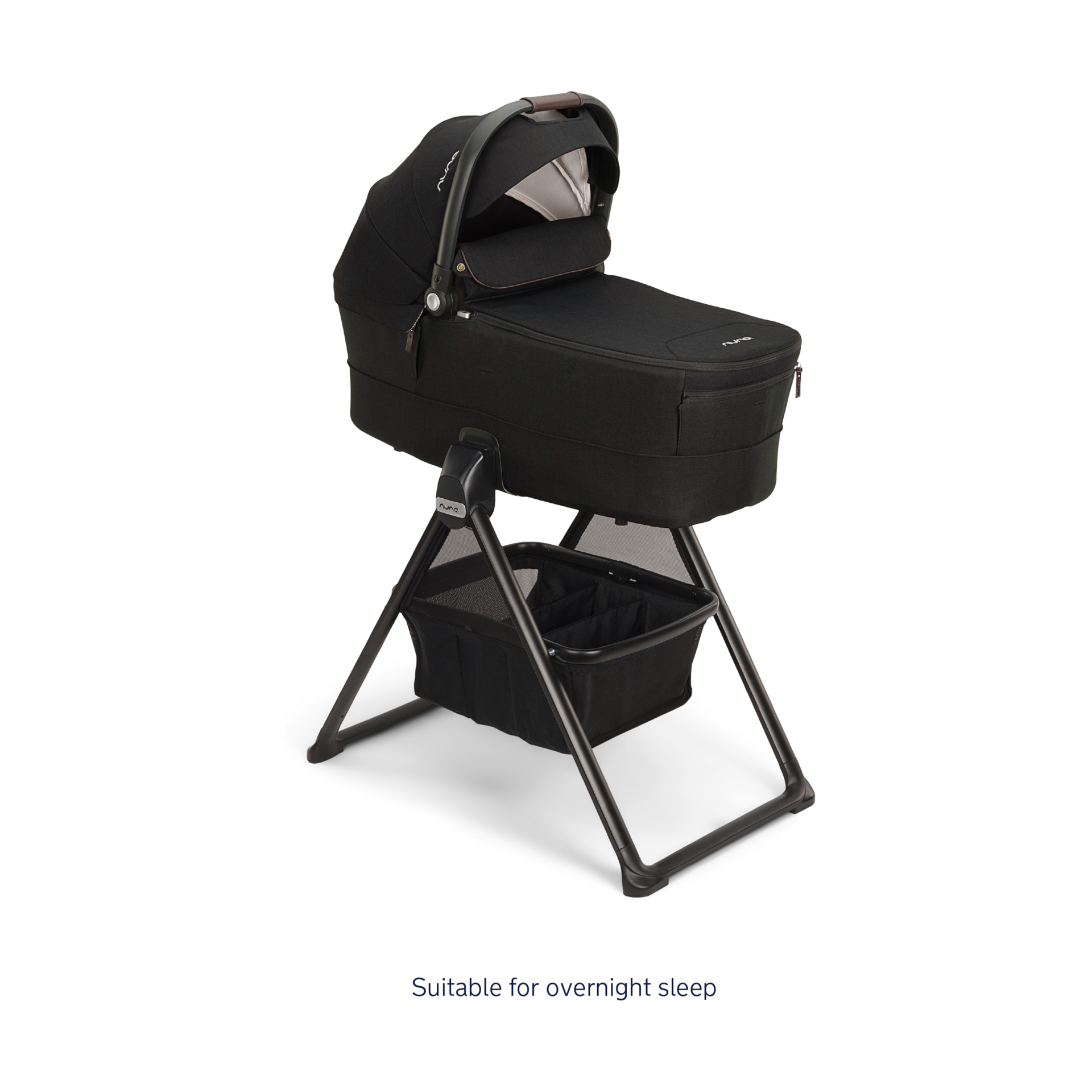 Nuna MIXX series Bassinet - Caviar/Chocolate.