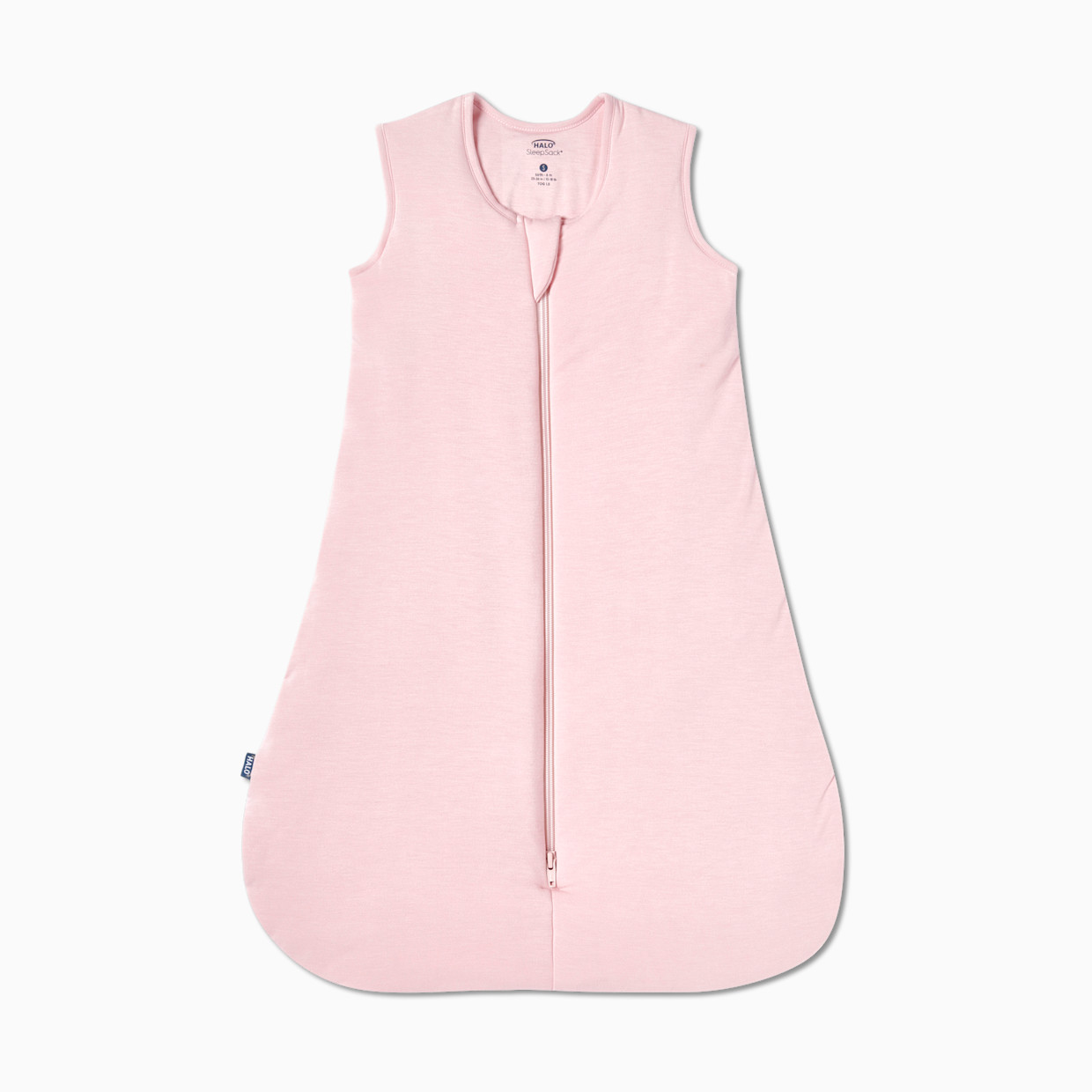 Halo Super Soft Bamboo Viscose SleepSack - Dusty Pink, Medium.