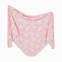 Copper Pearl Baby Swaddle Blanket - Premium Knit Baby Blanket, Large Soft Stretchy Receiving Blankets for Baby Girl, Swaddles for Newborn, Infant, and Toddler (Goosie)