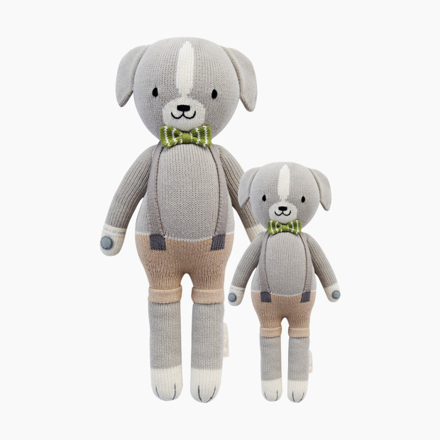 cuddle+kind Hand-Knit Doll - Noah The Dog, Regular 20".