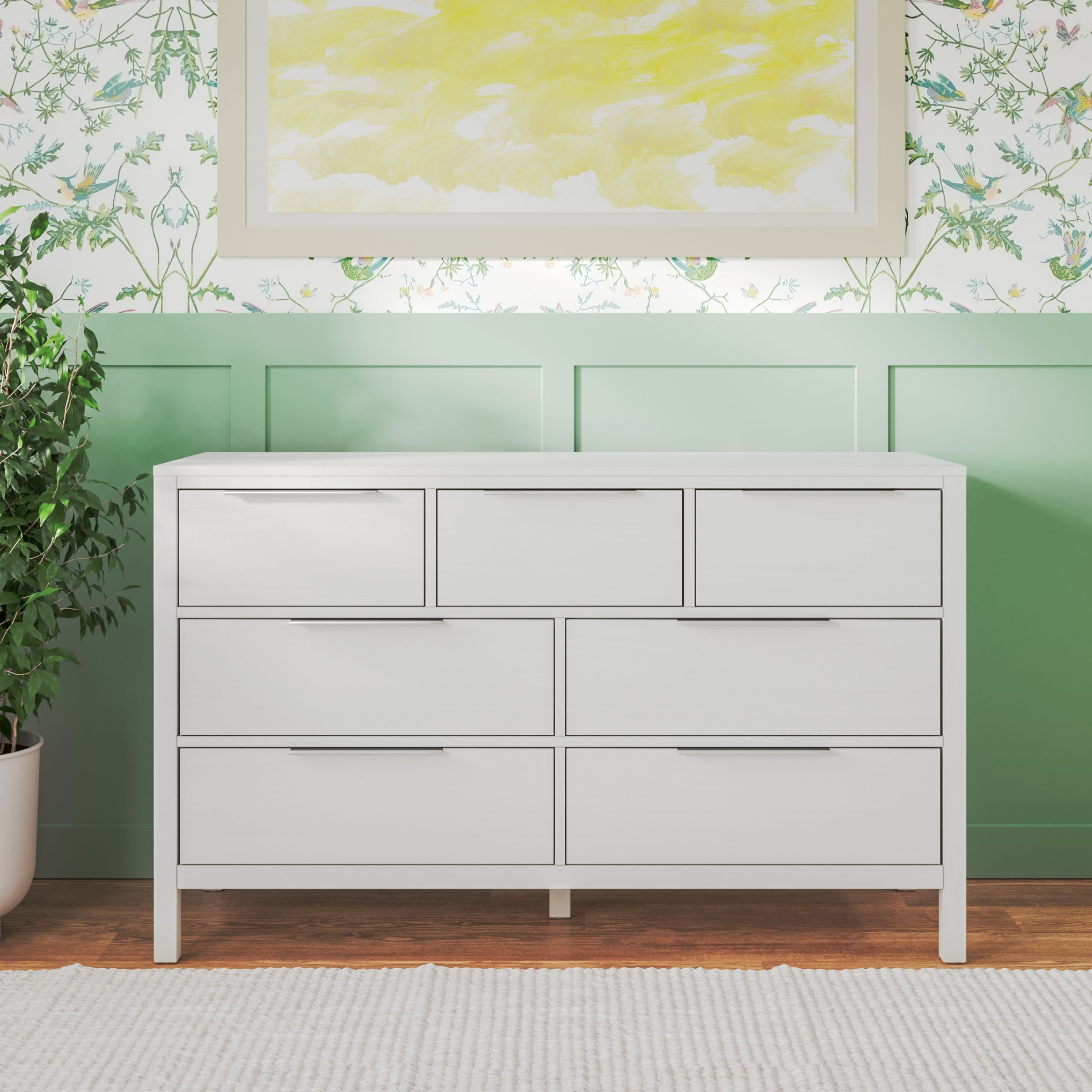 Nurture& The Newport Dresser - White.