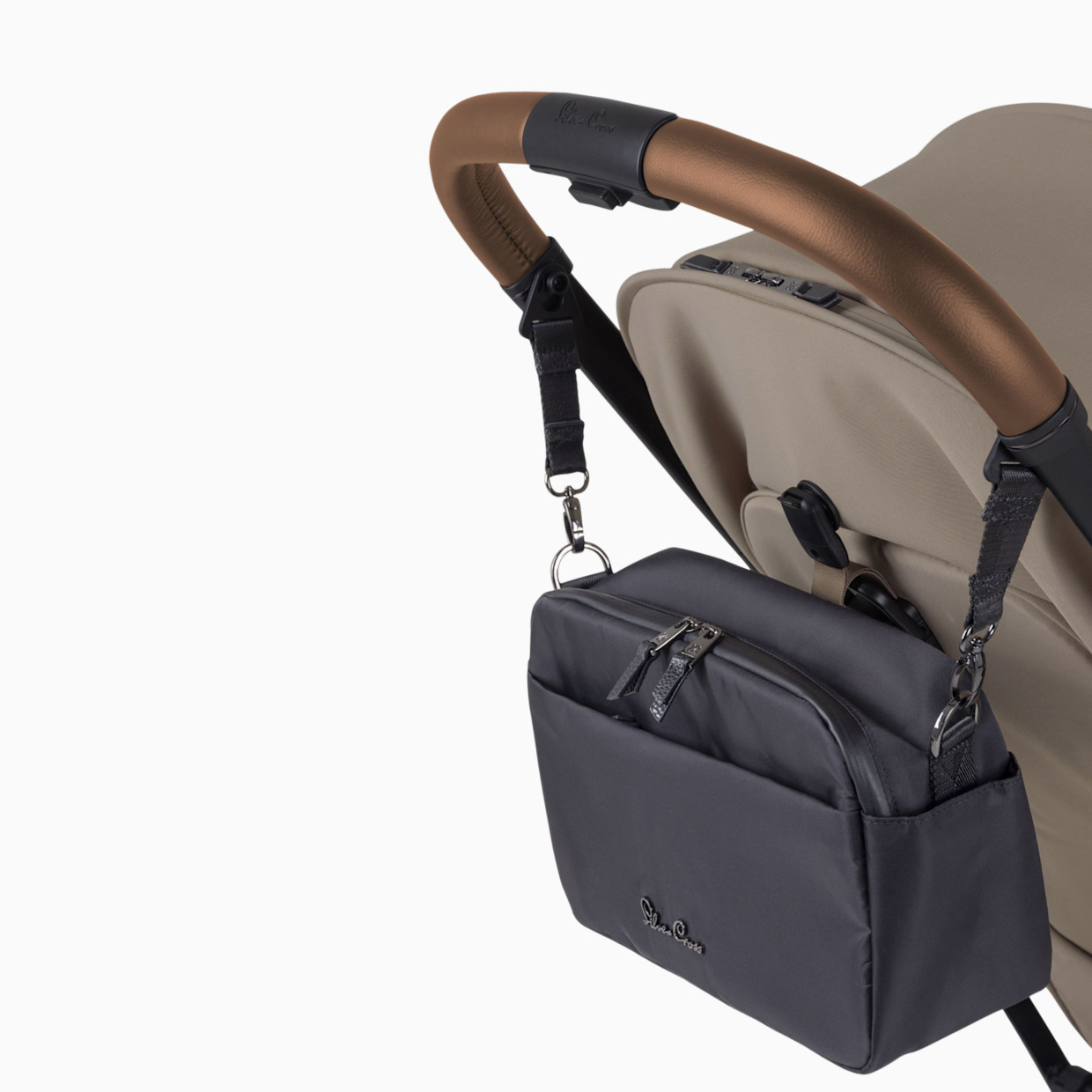 Silver Cross Universal Parent Stroller Organizer - Black.