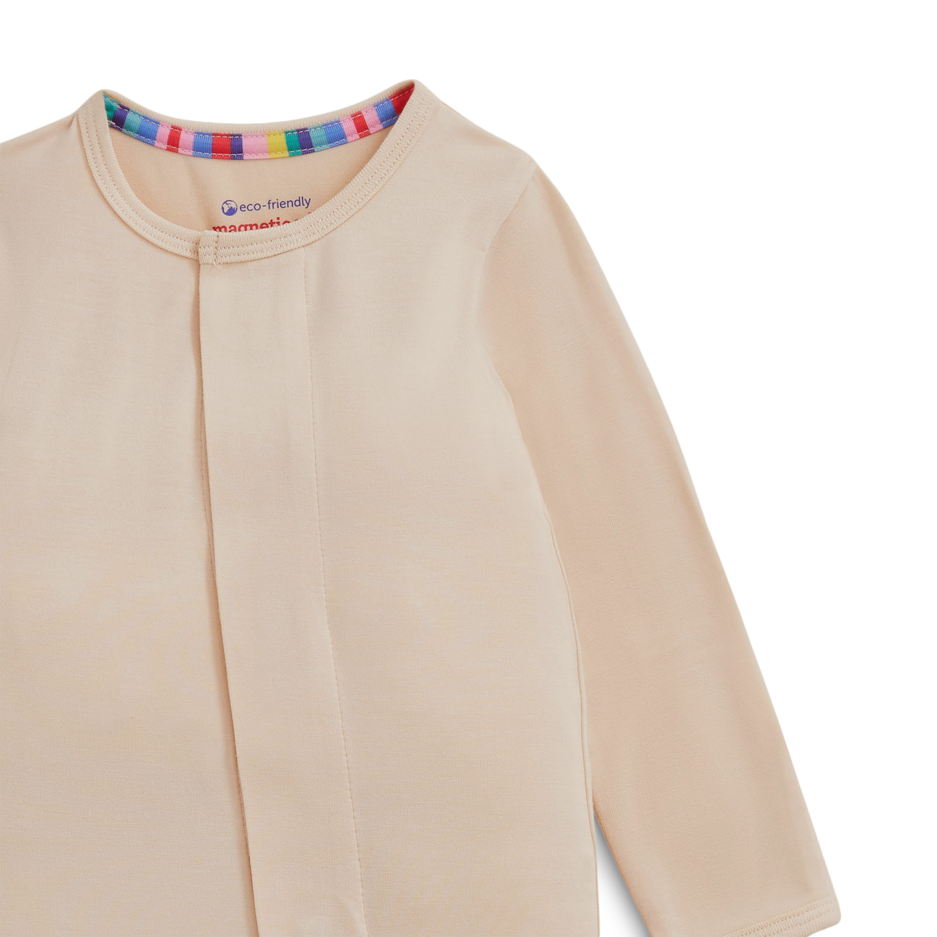 Magnetic Me Modal Magnetic Footie - Tan, Newborn.