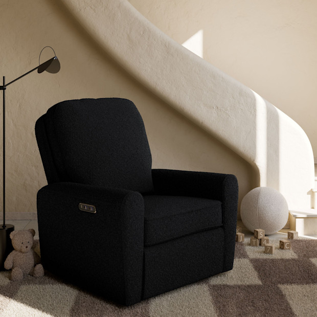 Storkcraft Amalfi Deluxe Power Recliner Swivel Glider.