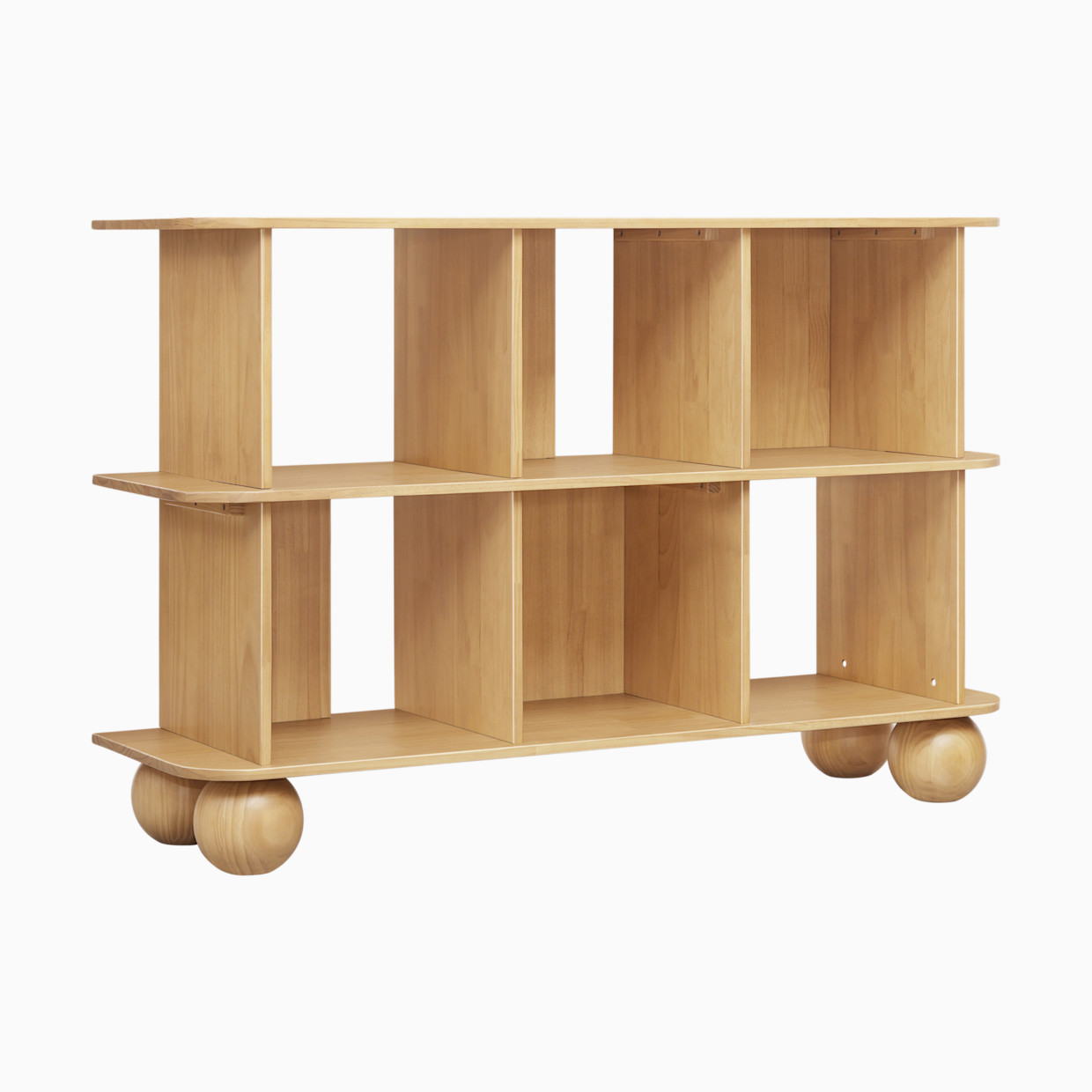 babyletto Crosby Open Bookcase - Honey.