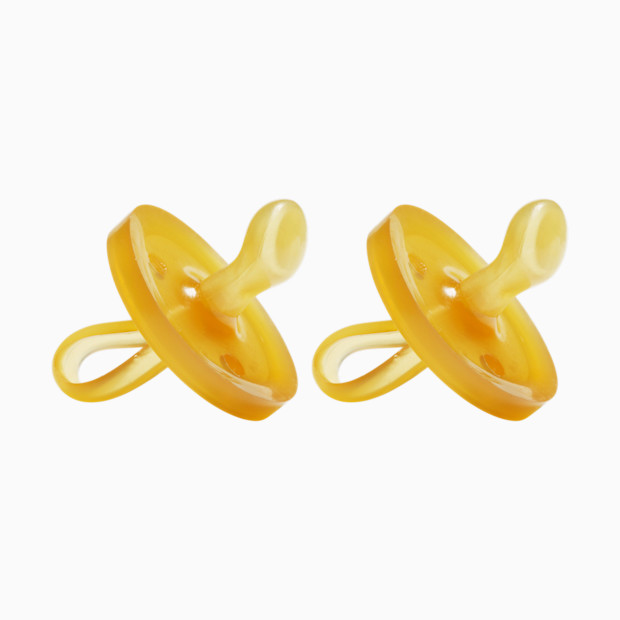 Natursutten Original Orthodontic Natural Rubber Pacifier - Natural, Small, 2.