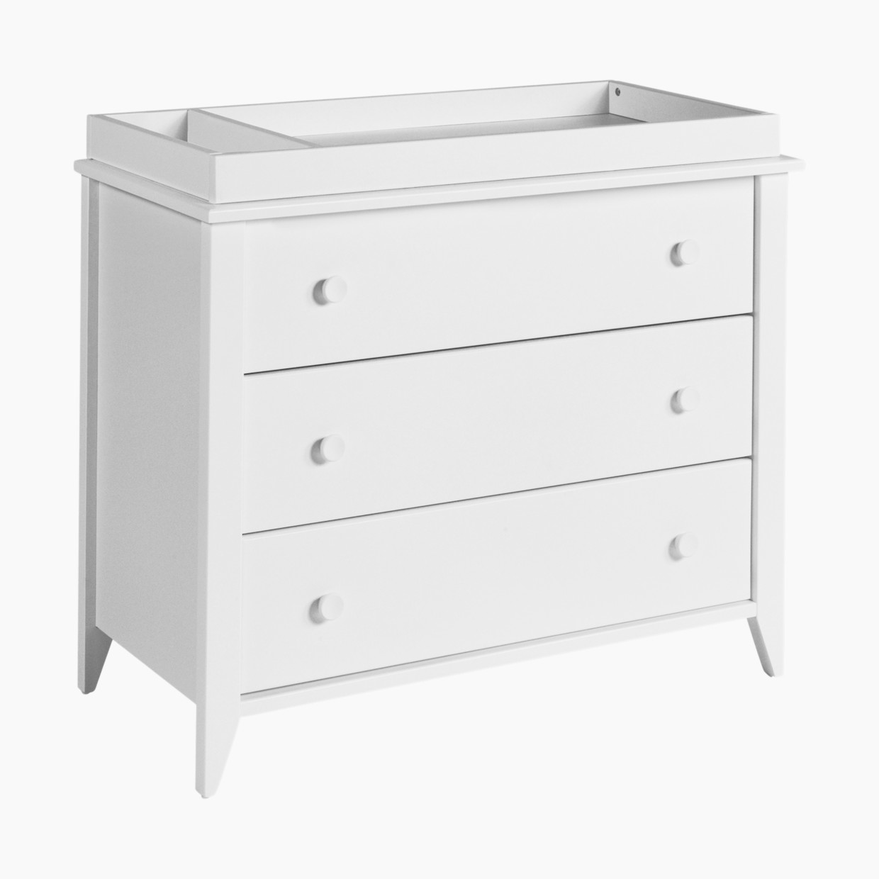 babyletto Sprout 3-Drawer Changer Dresser - White.