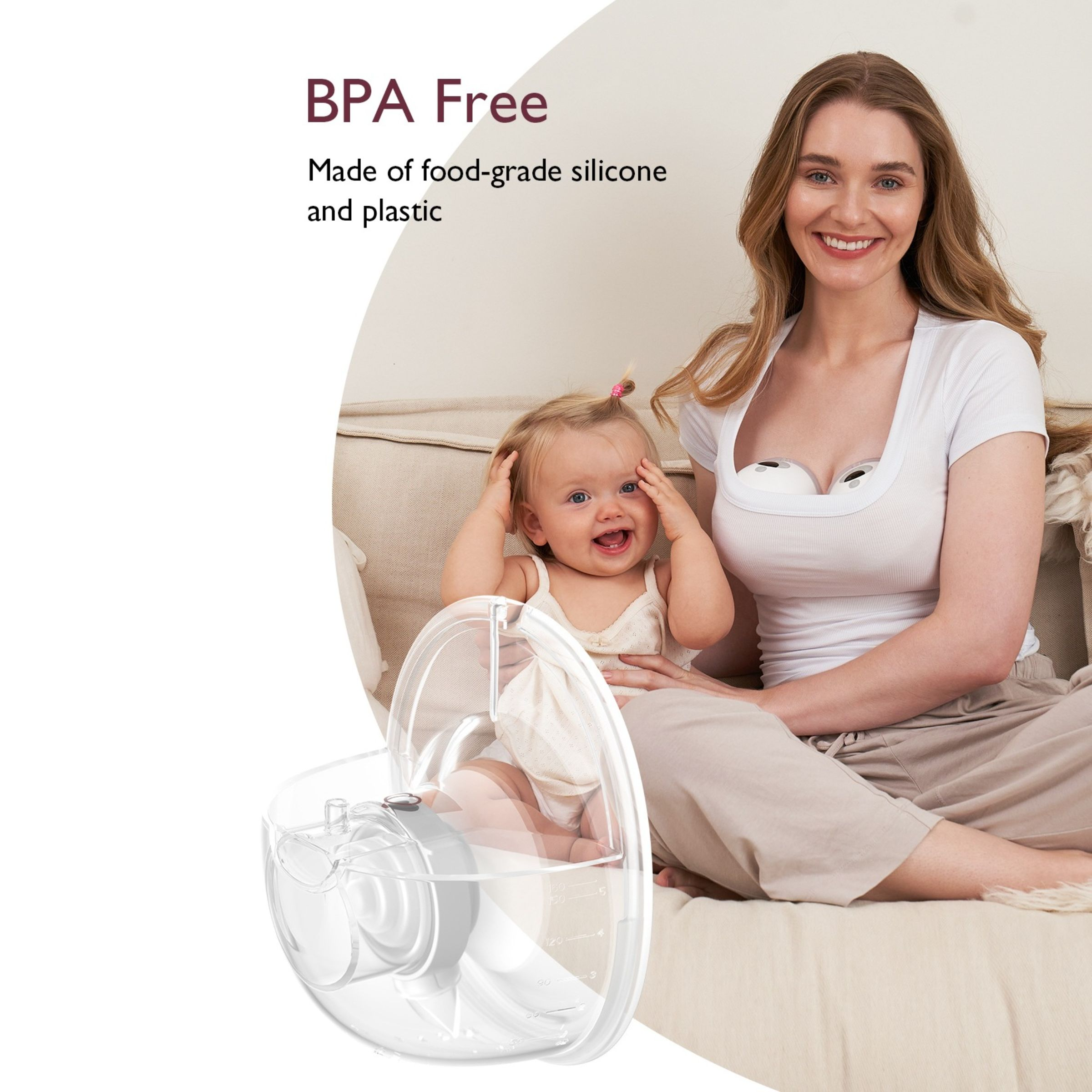Momcozy M5 Breast Pump Replacement Parts Kit - 24mm.