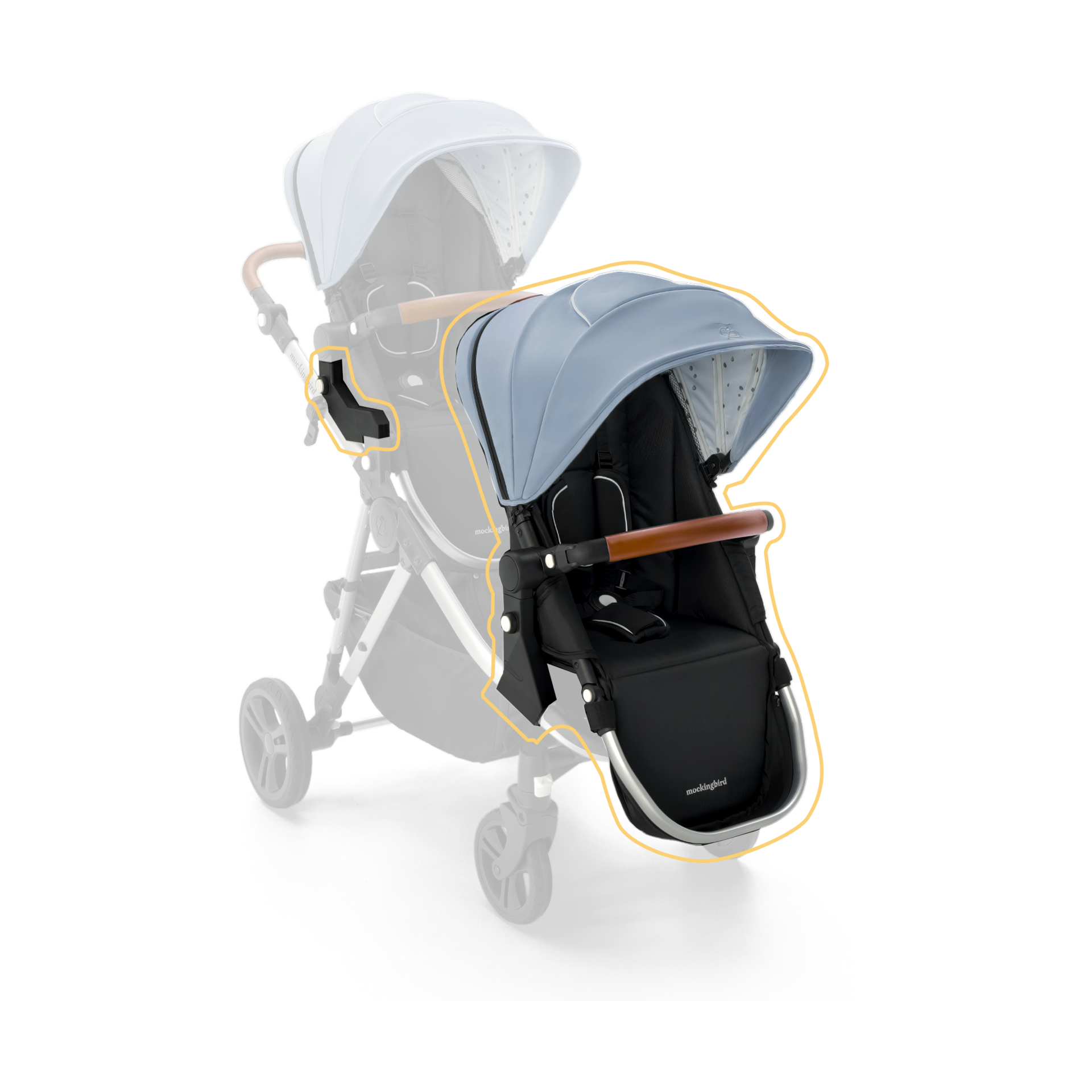 Thumbnail of Sky/Watercolor Canopy With Penny Leather