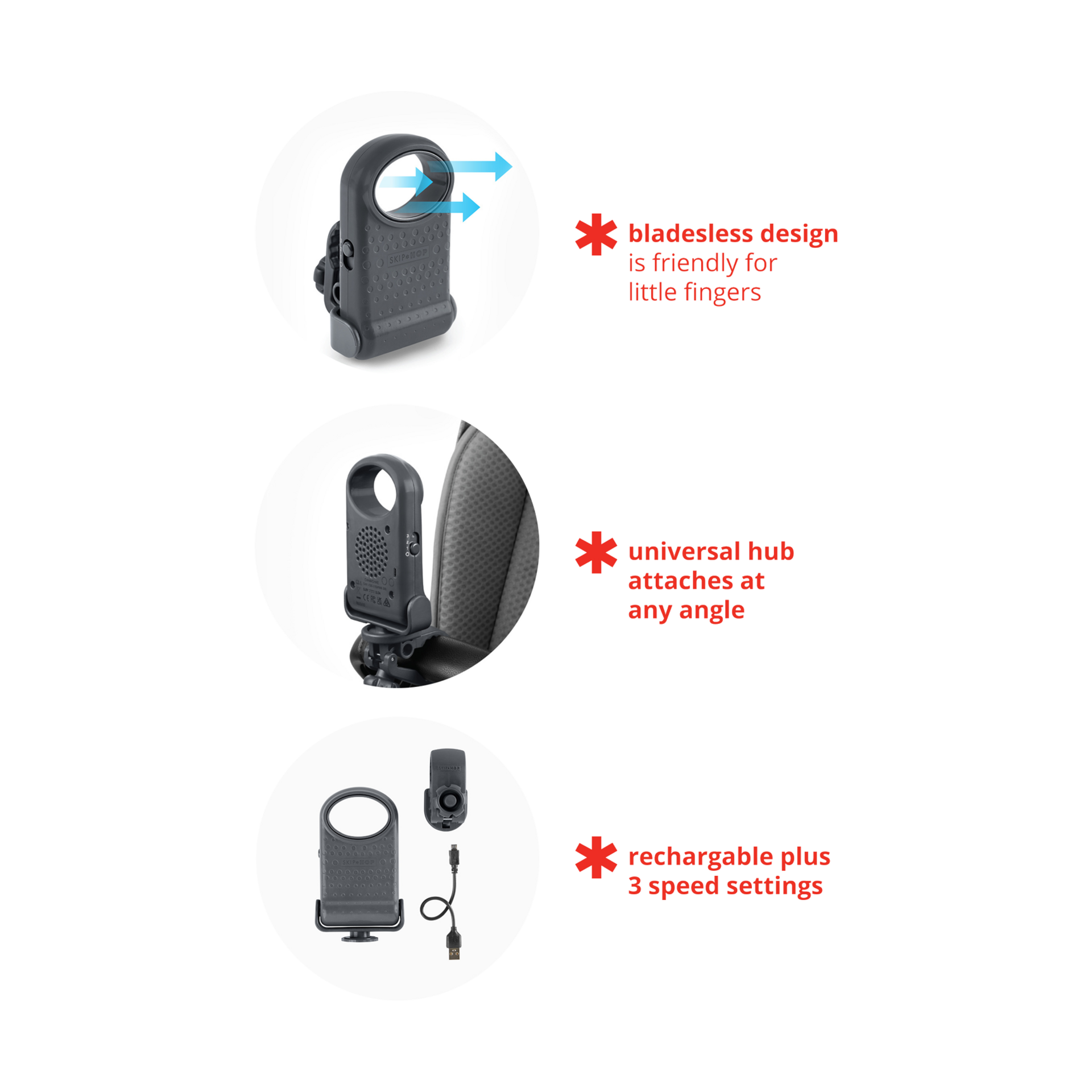 Skip Hop Stroll & Connect Stroller Fan.