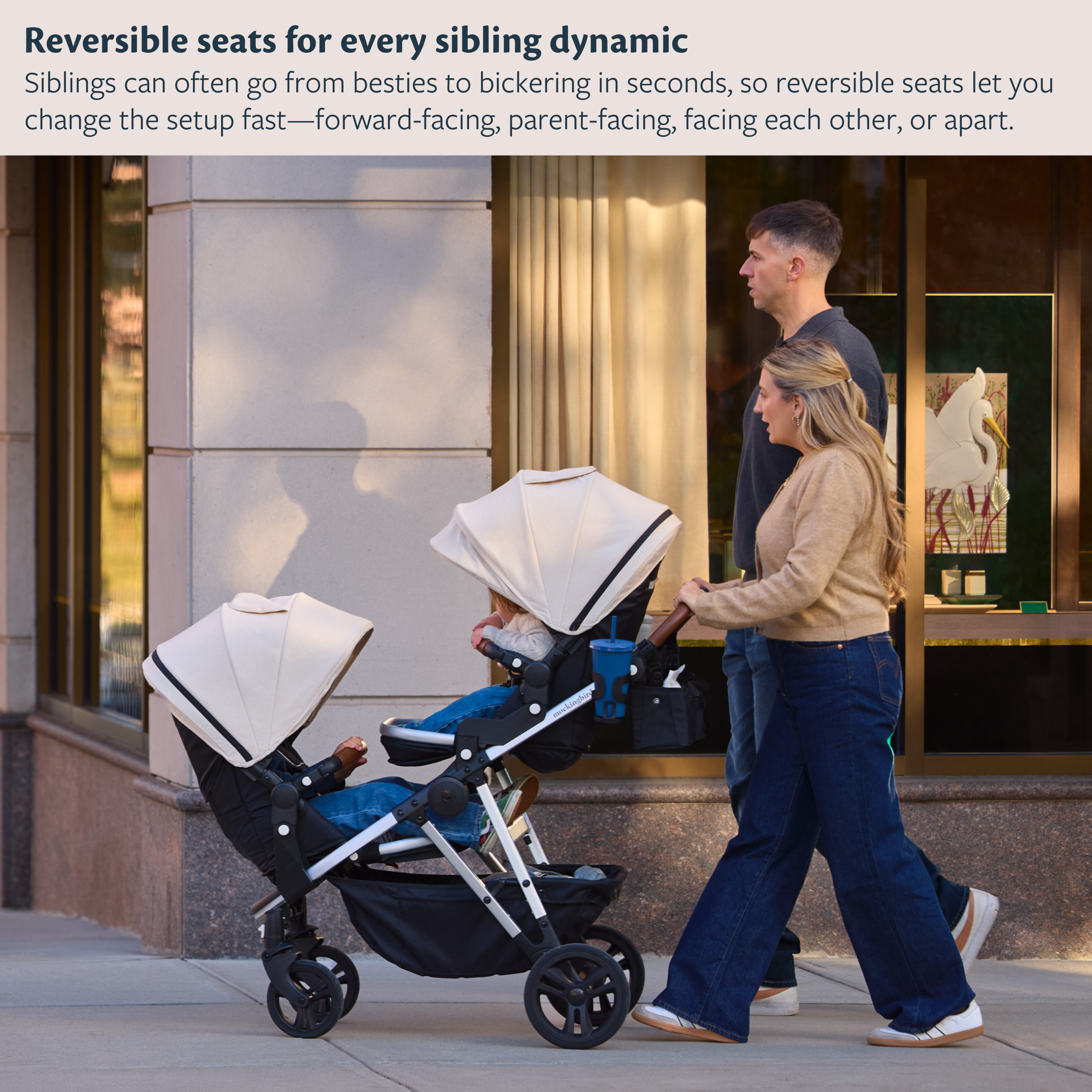 Mockingbird 2nd Seat Kit 3.0 - Black Windowpane.