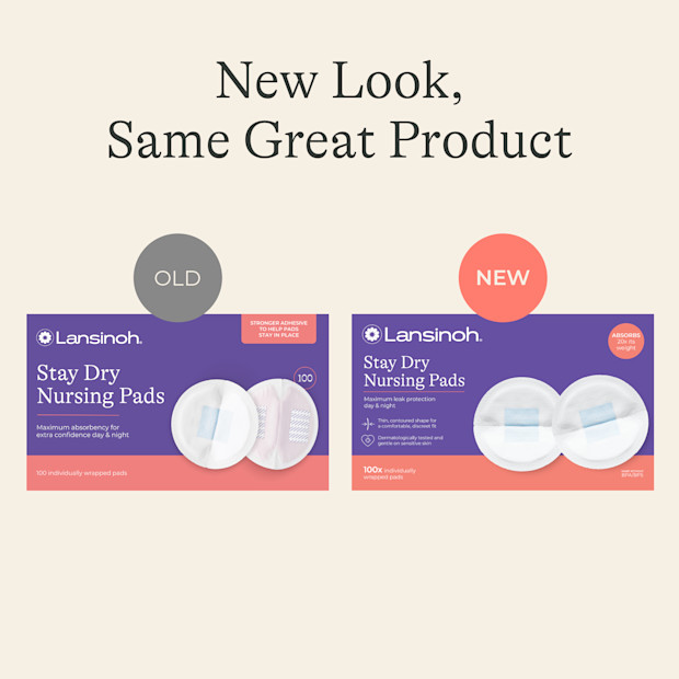 Lansinoh Stay Dry Disposable Nursing Pads.