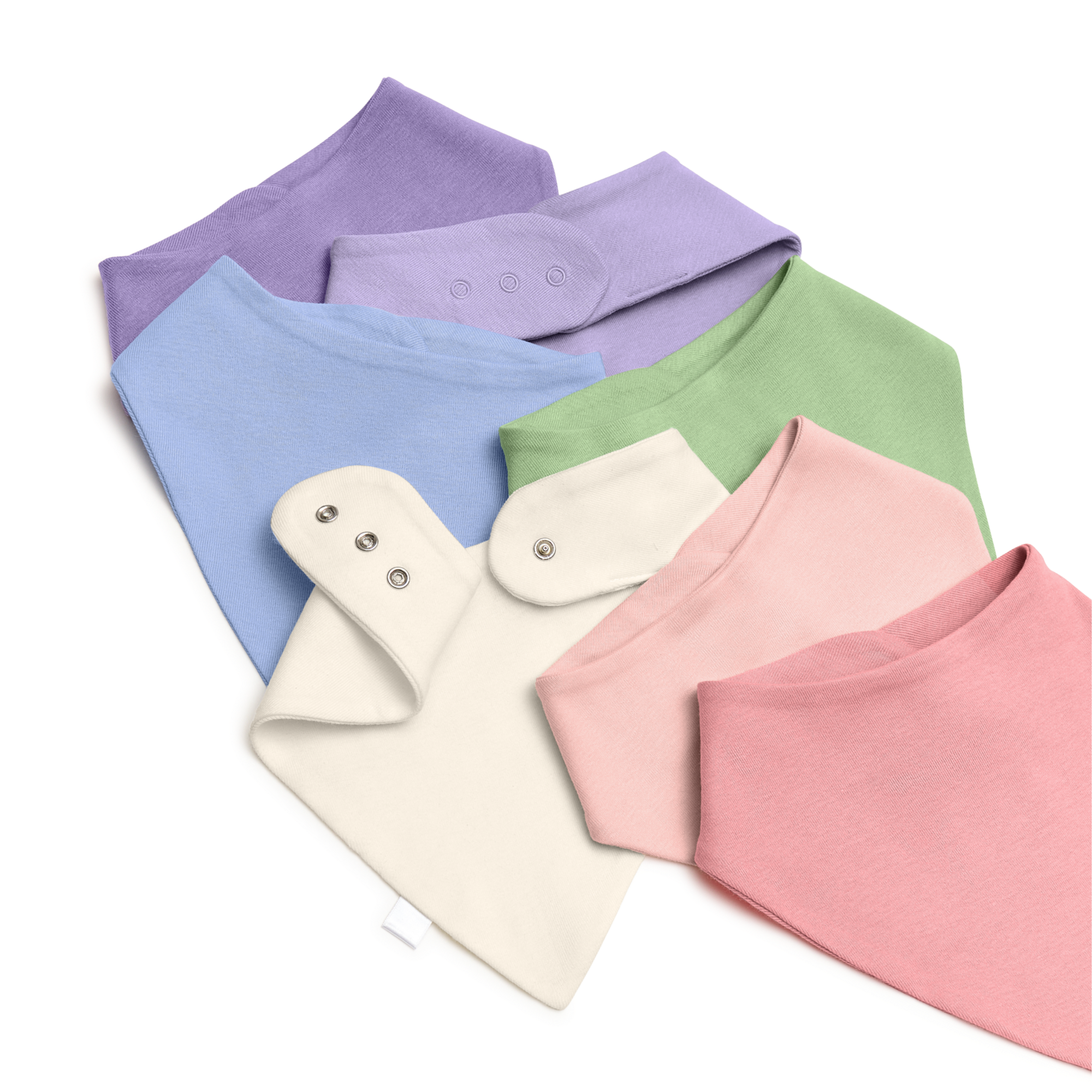Small Story Organic Cotton Bandana Bib (7 Pack).