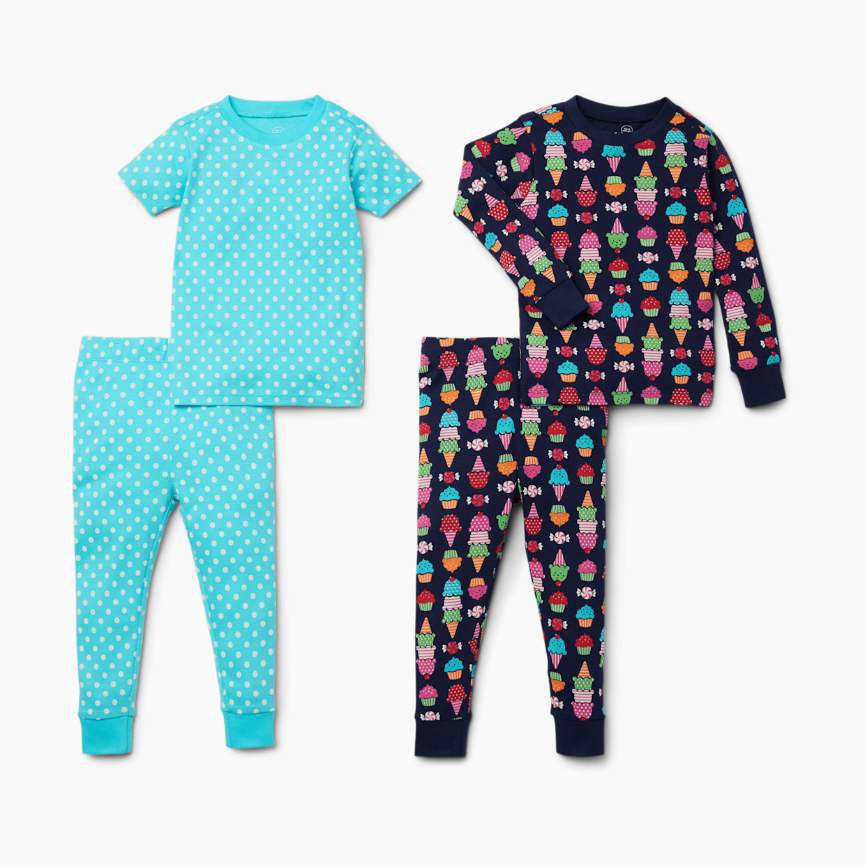 Small Story Pajamas Set 2 Pack - Ice Cream Dream, 12 M.