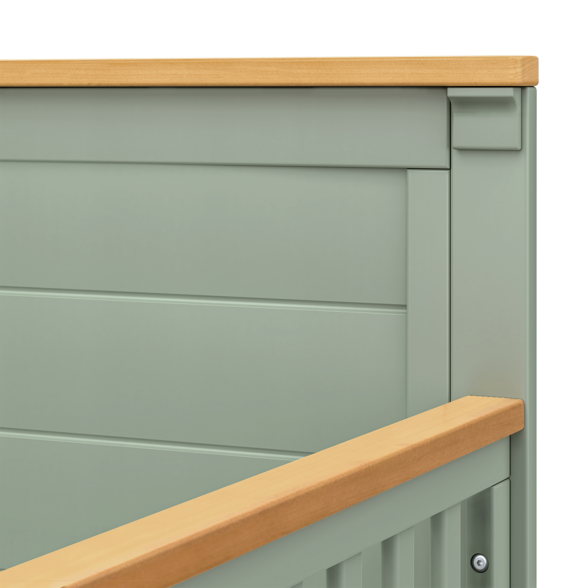 daVinci Shea 4-in-1 Convertible Crib - Light Sage/Honey.