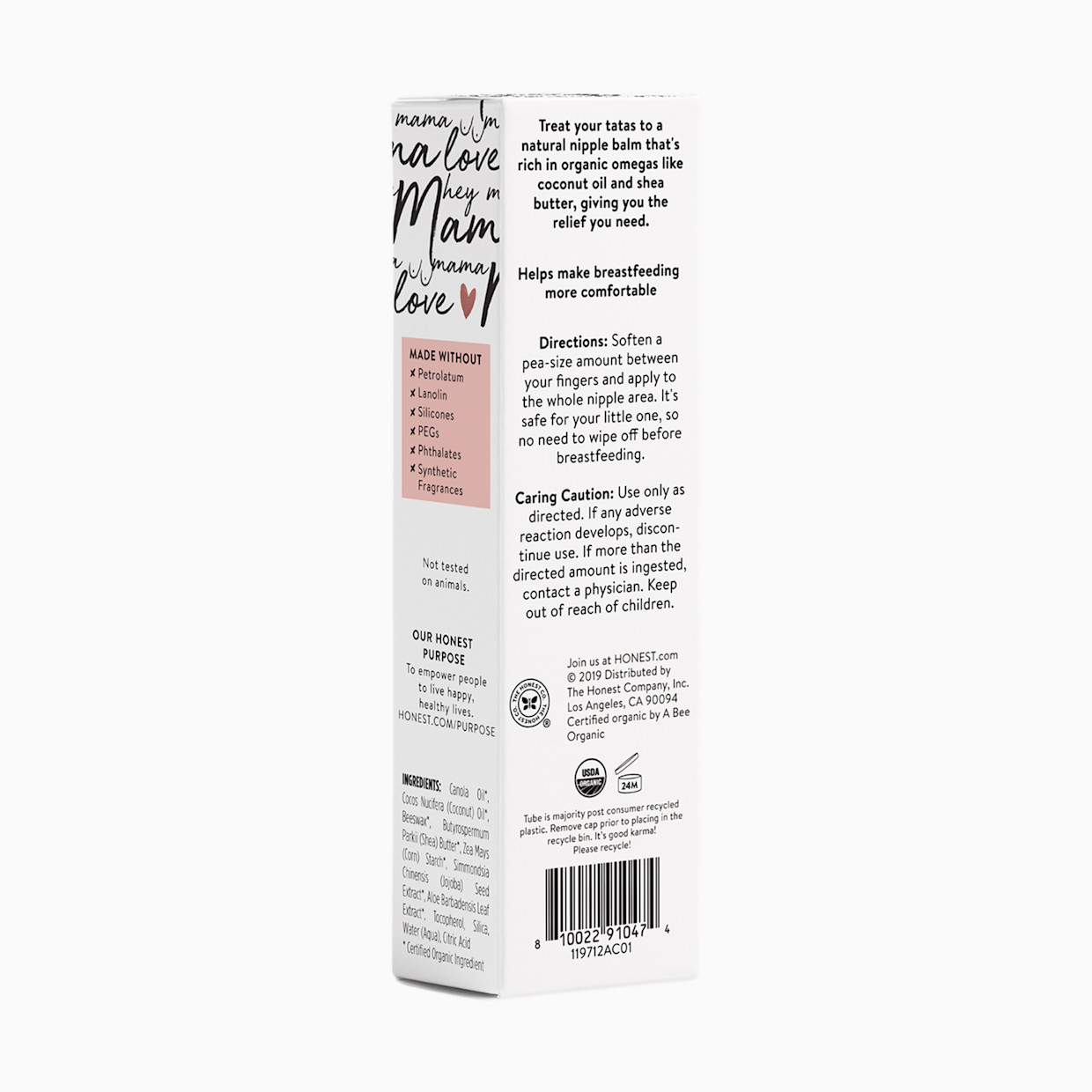 The Honest Company Honest Mama Nip Balm.