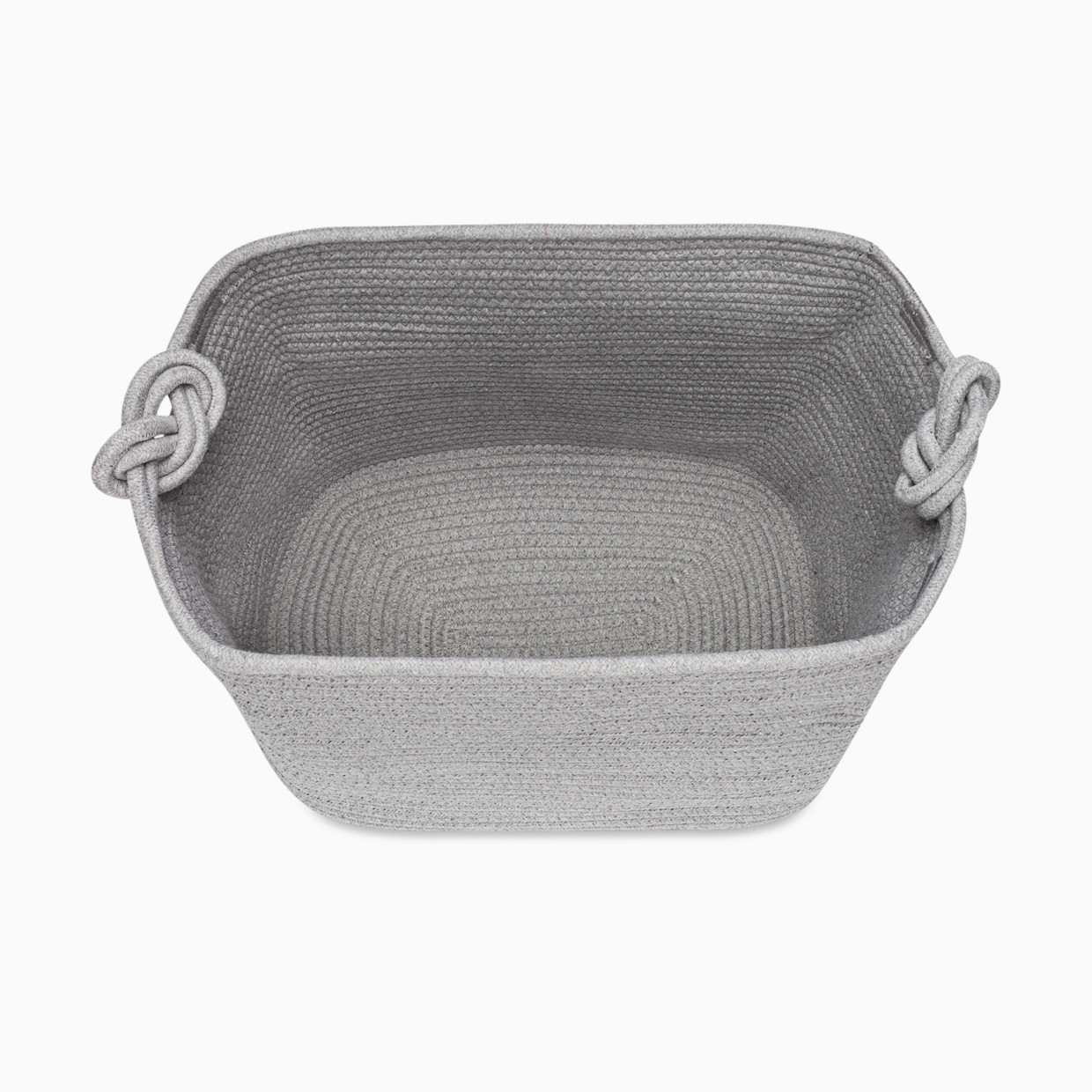 Parker Baby Co. Rope Cube Storage Basket - Gray.