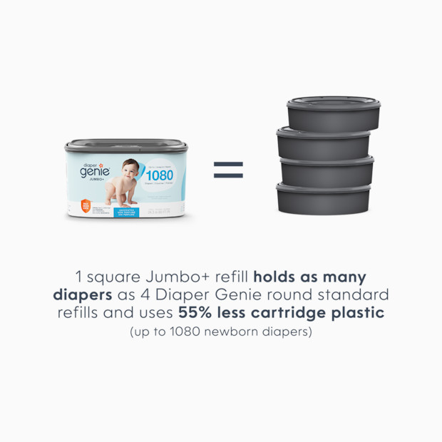 Diaper Genie Square Refill Bags (Compatible with Compact, Classic, Select Pails).