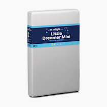 Moonlight Slumber Little Dreamer Mini Crib Mattress - Dual-Sided, 2-Stage Baby and Toddler Mattress with Plush and Extra Firm Layers and Waterproof Cover - 38"x 24"x 5"