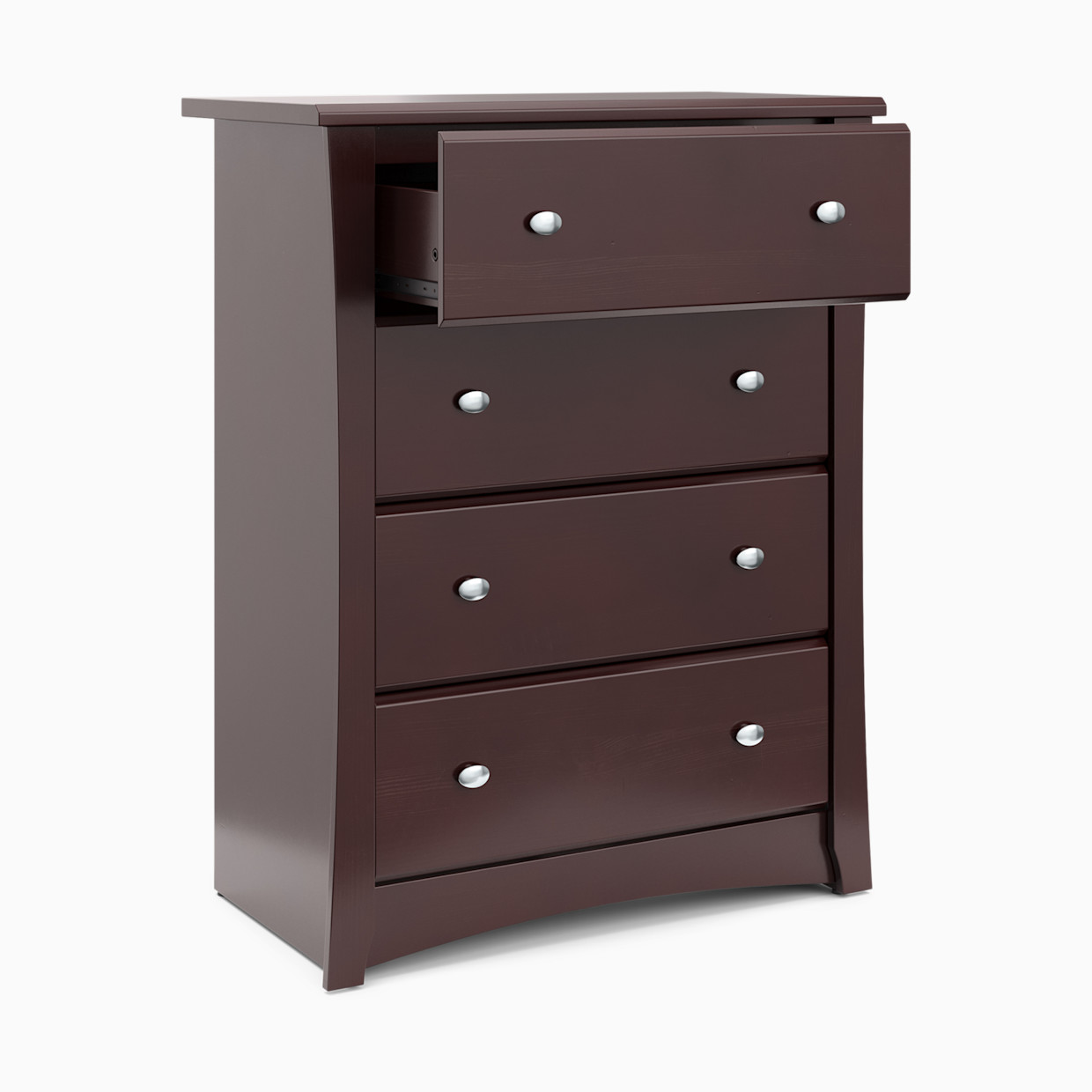 Storkcraft Crescent 4 Drawer Chest - Espresso.